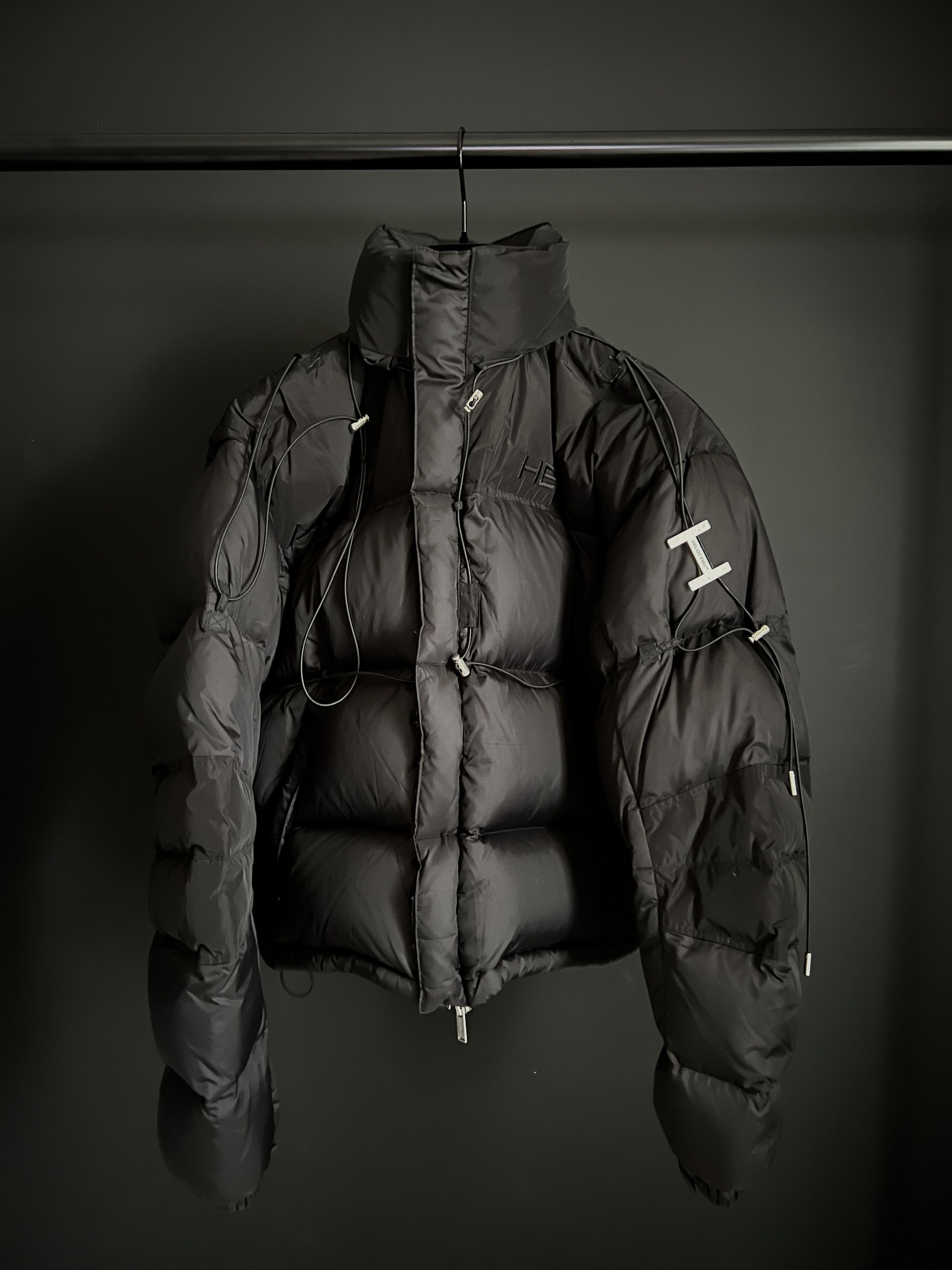Pre-owned Heliot Emil Down Puffer In Black