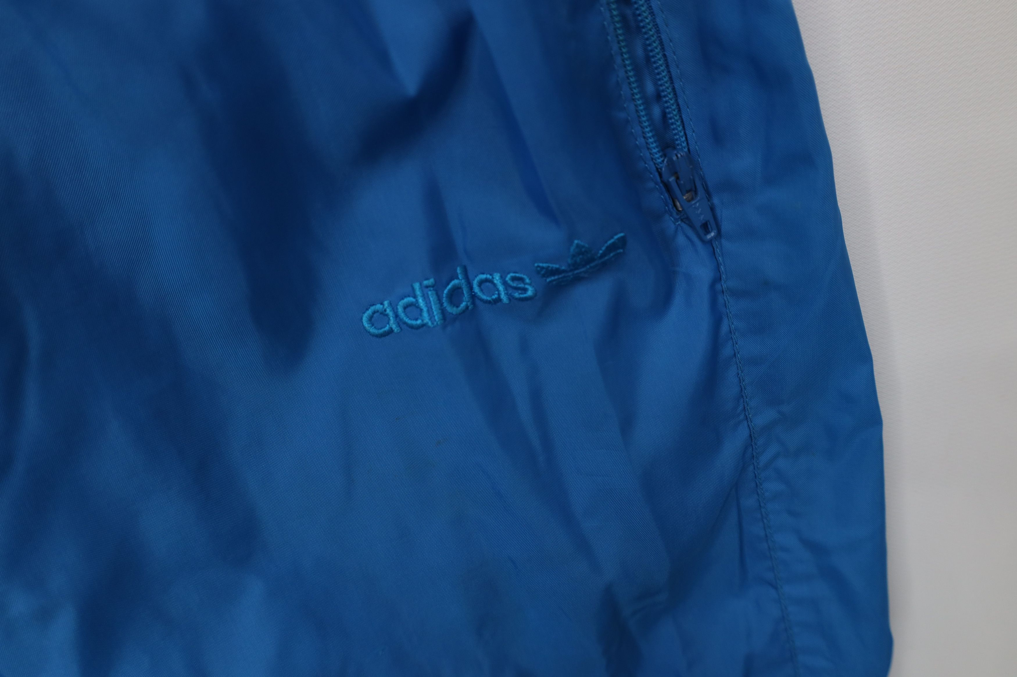 Adidas Vintage 80s 90s Adidas Spell Windbreaker Joggers Pants Blue Size US 34 / EU 50 - 7 Thumbnail
