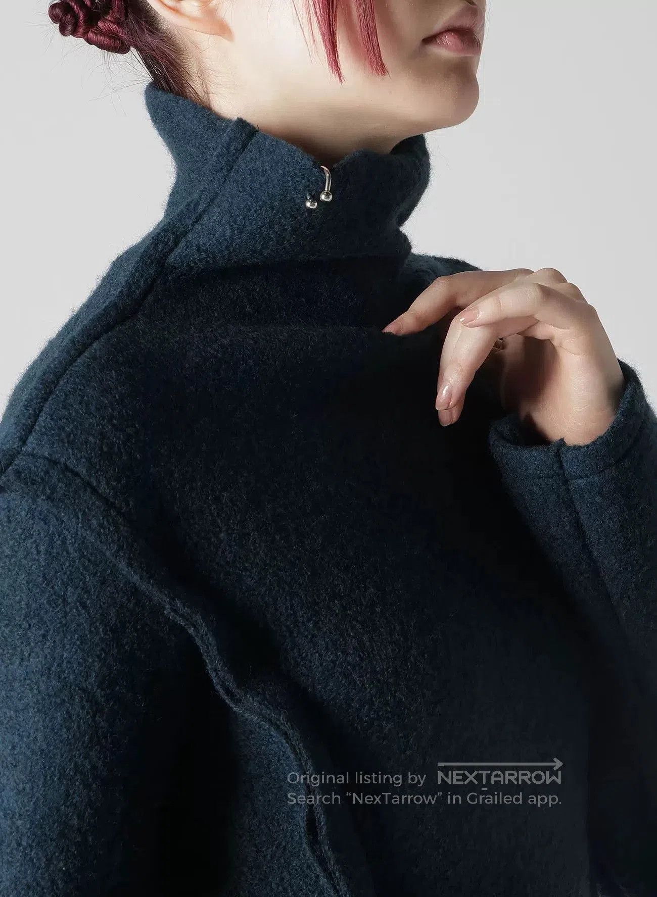 Other Wool Pile Square Cutting Pullover. Size S / US 4 / IT 40 - 6 Thumbnail