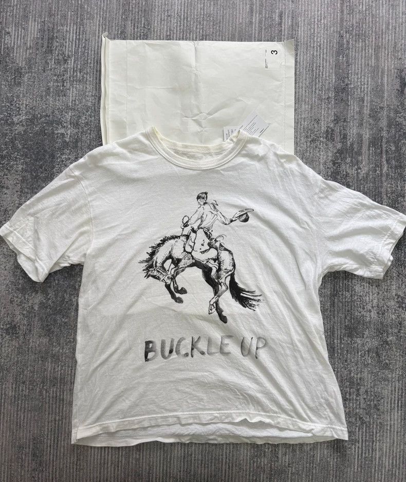Visvim VISVIM Jumbo Tee Buckle Up S/S Size US M / EU 48-50 / 2 - 1 Thumbnail