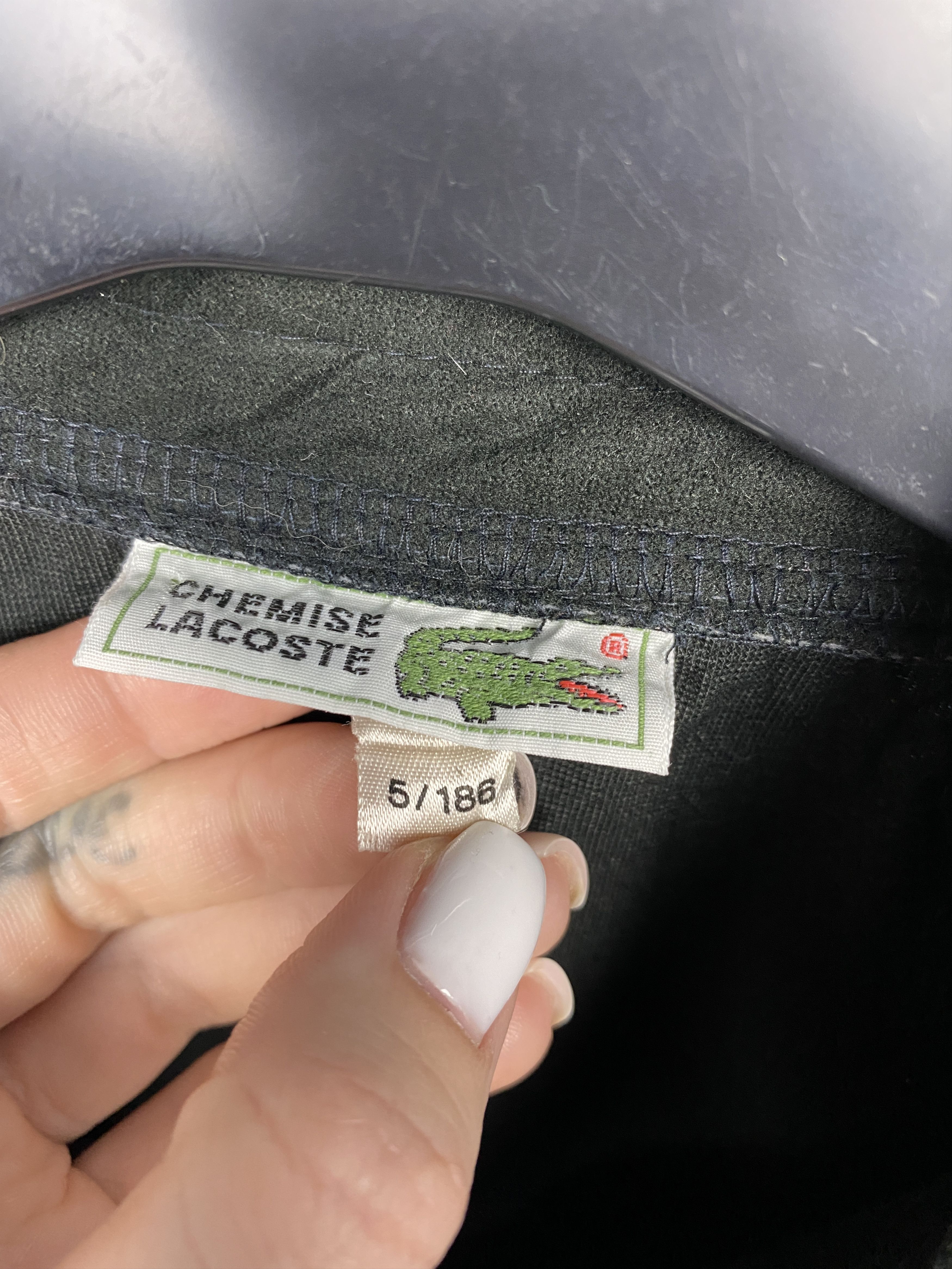 Lacoste × Vintage Lacoste 90s Vintage Mens Track Top Jacket Size US L / EU 52-54 / 3 - 5 Thumbnail