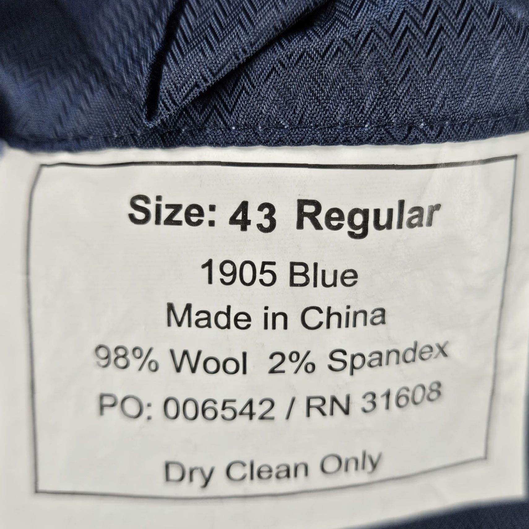 Jos. A. Bank VINTAGE Jos. A. Bank 1905 Blue Wool Blend Slim Fit 2 Button Vented Blazer Sport Coat 43R Size 46R - 4 Thumbnail