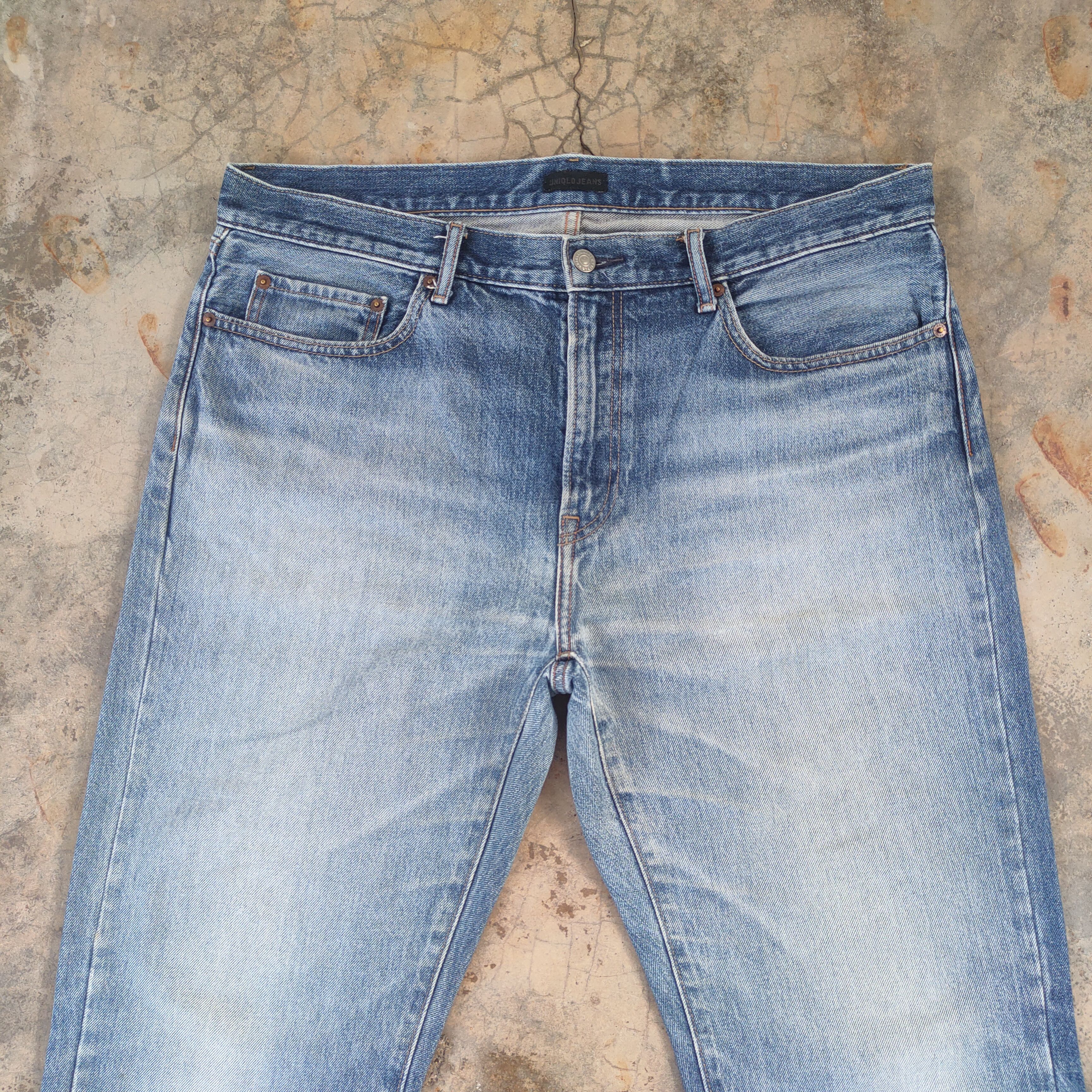 Japanese Brand VINTAGE JAPANESE FADED BLUE JEANS DENIM PANTS Size US 37 - 3 Thumbnail