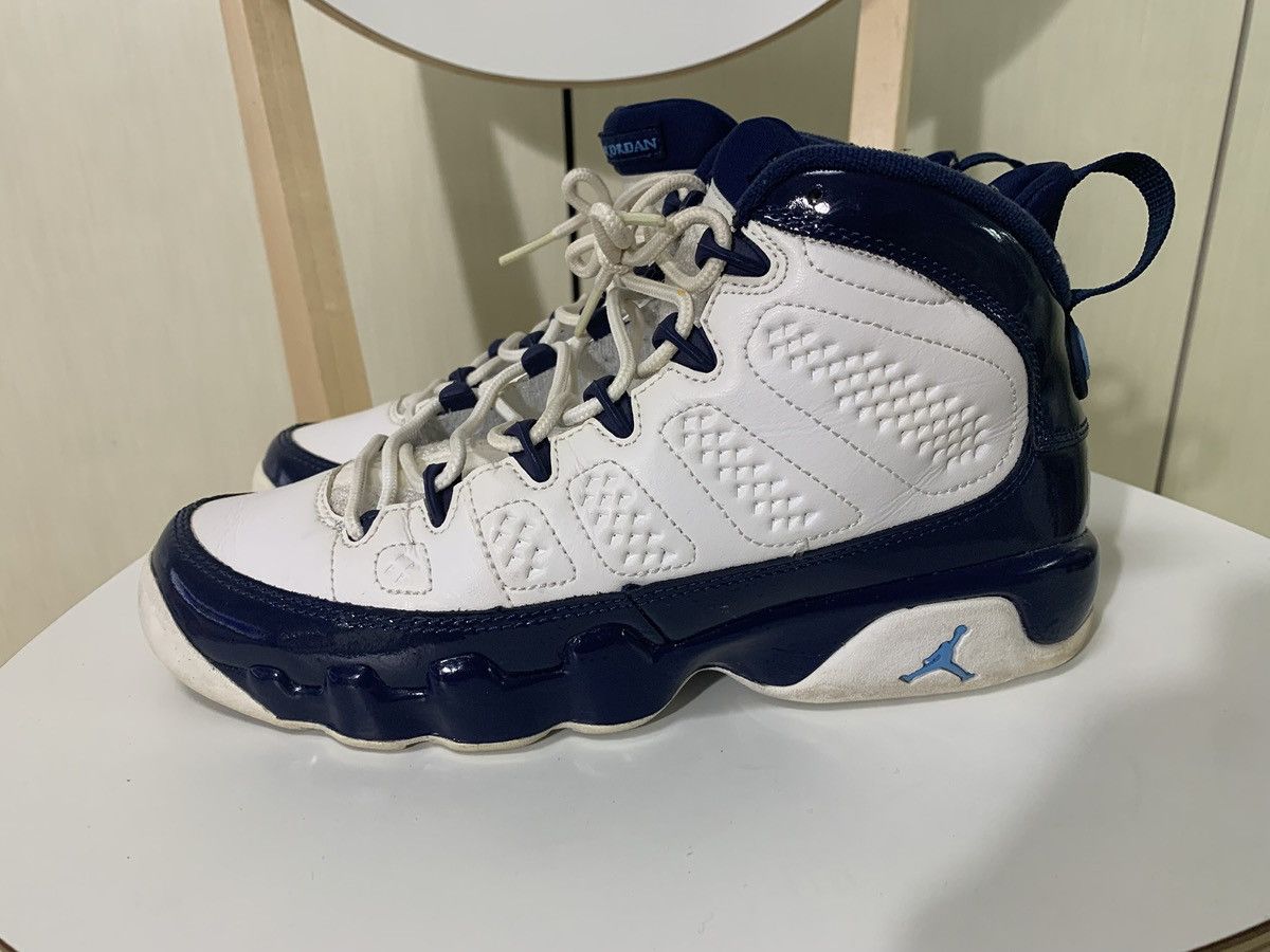 Nike Nike Air Jordan 9 Retro Pearl Blue Size 6Y Size US 6 / EU 39 - 3 Thumbnail