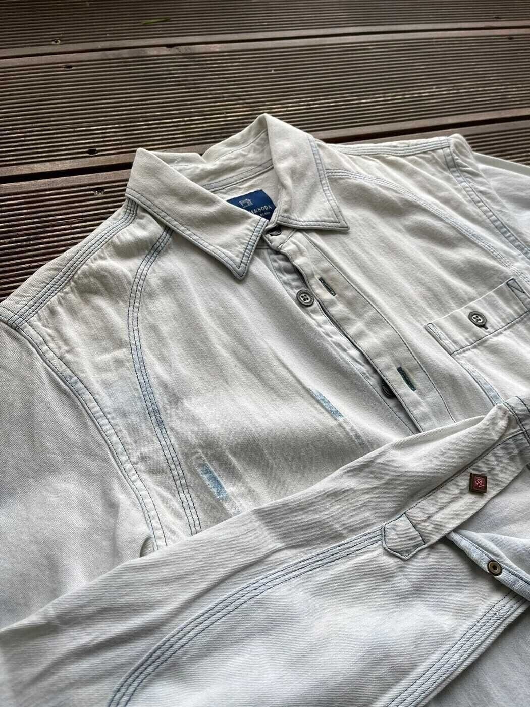 Scotch & Soda Scotch&Soda Blue washed Button ups shirt Size US M / EU 48-50 / 2 - 2 Thumbnail