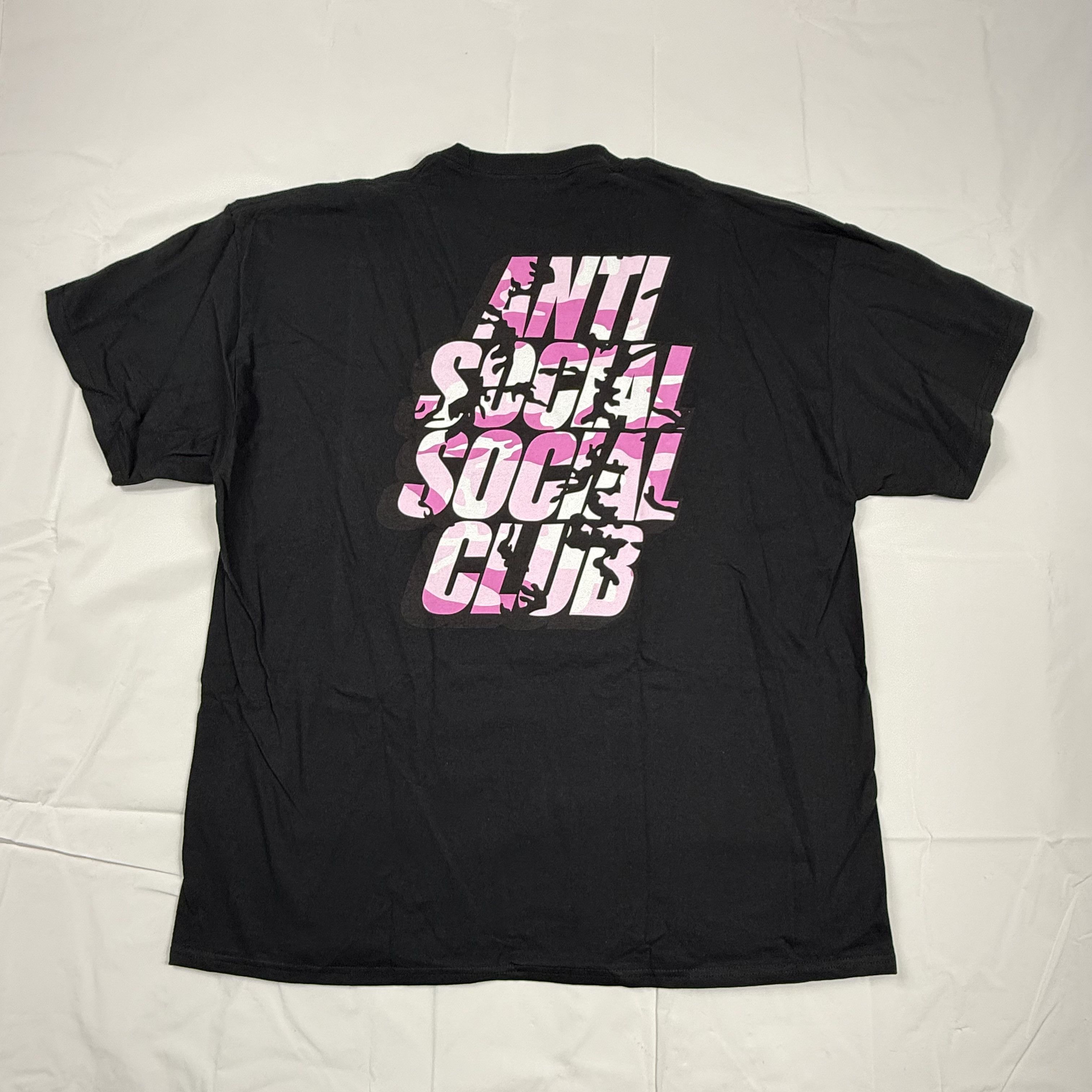 Anti Social Social Club Anti Social Social Club 2XL Black Pink Camo T-Shirt ASSC Size US XXL / EU 58 / 5 - 1 Thumbnail