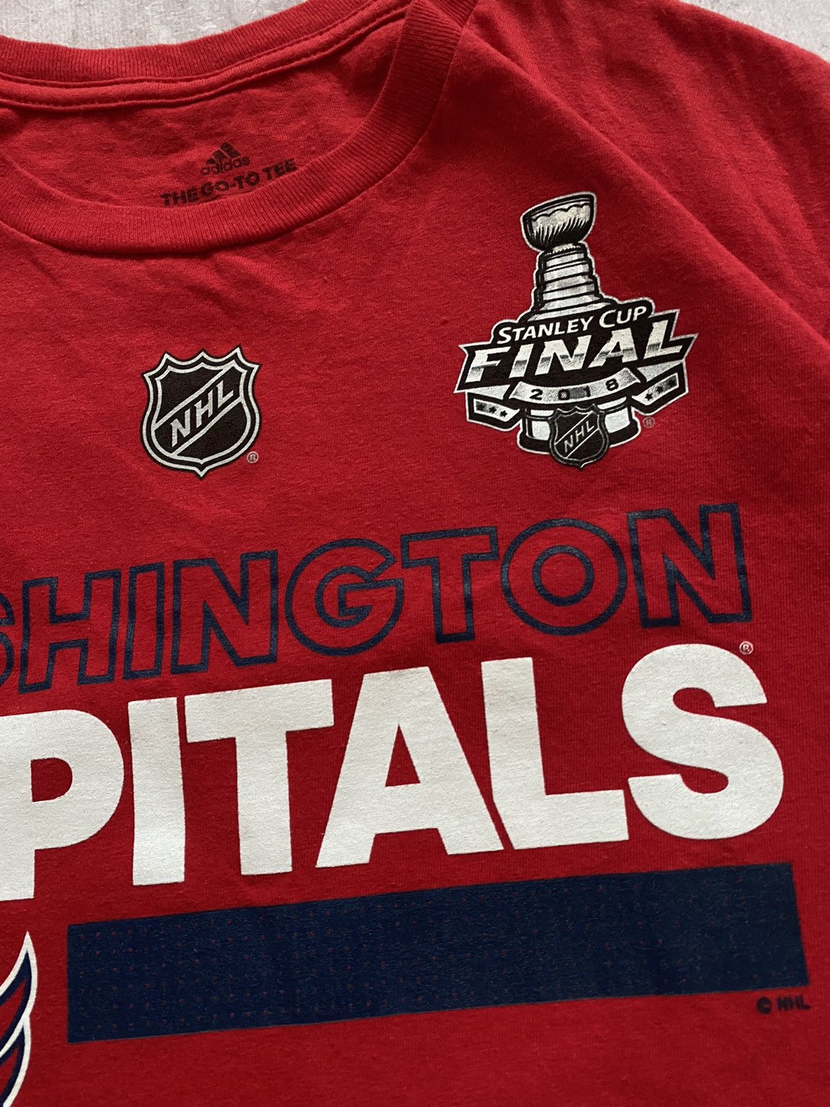 Adidas × Vintage 2018 Adidas NHL Washington Capitals Alex Ovechkin 8 T-Shirt Size US M / EU 48-50 / 2 - 11 Thumbnail