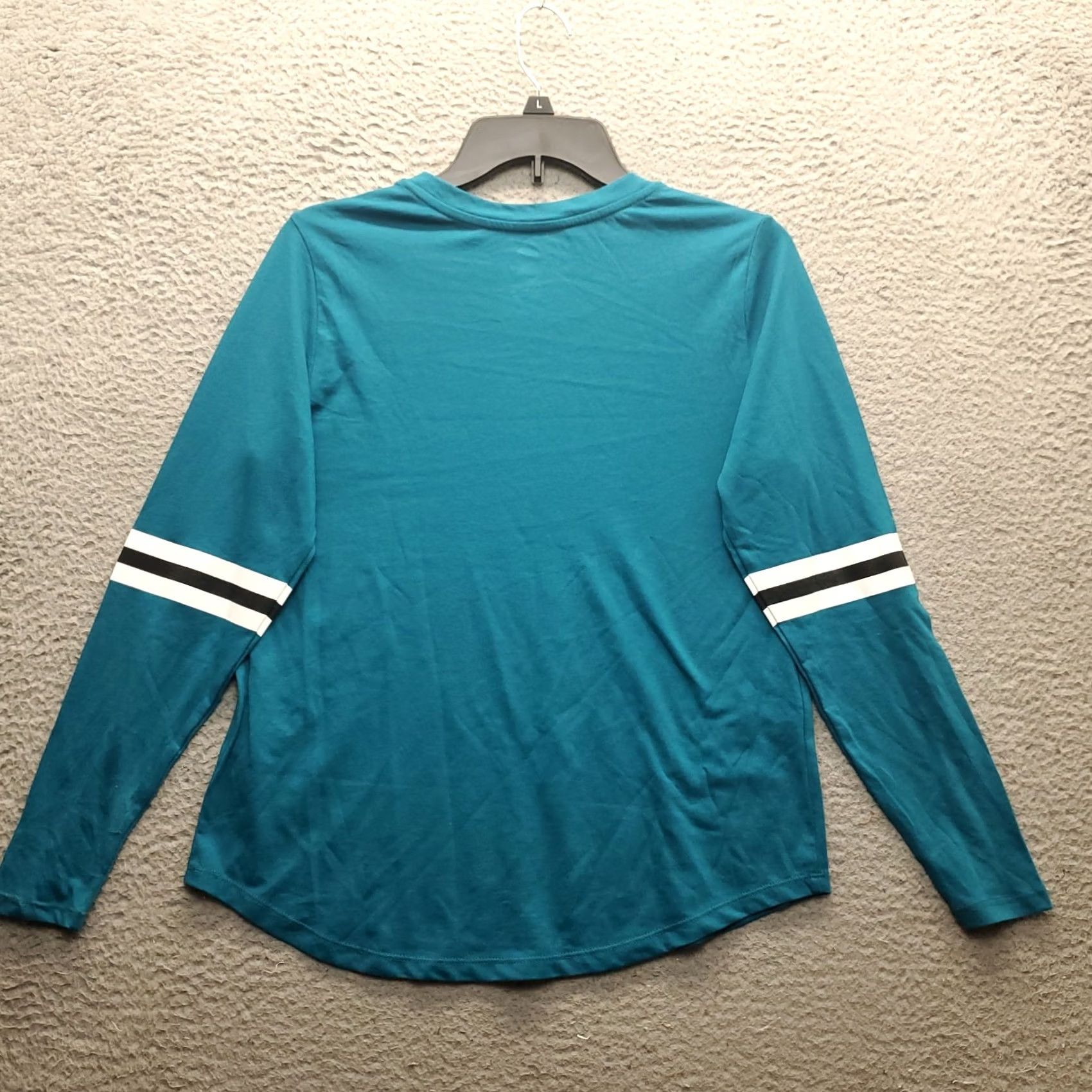 NHL NHL Shirt Womens Small Green Cotton Blend Long Sleeve Crew Neck Pullover Top Size S / US 4 / IT 40 - 2 Thumbnail