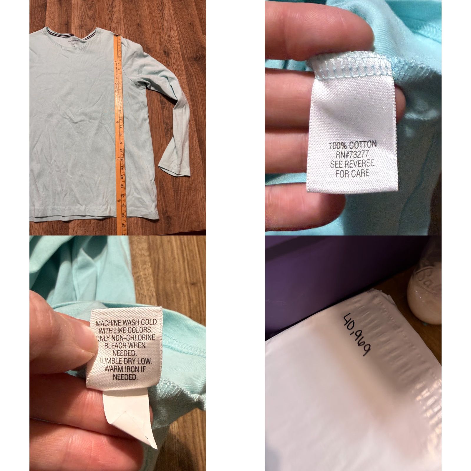 Croft & Barrow Croft & Barrow Shirt Women's XXL Green Long Sleeve Classic Tee Shirt Womens Size XXL / US 16-18 / IT 52-54 - 8 Thumbnail