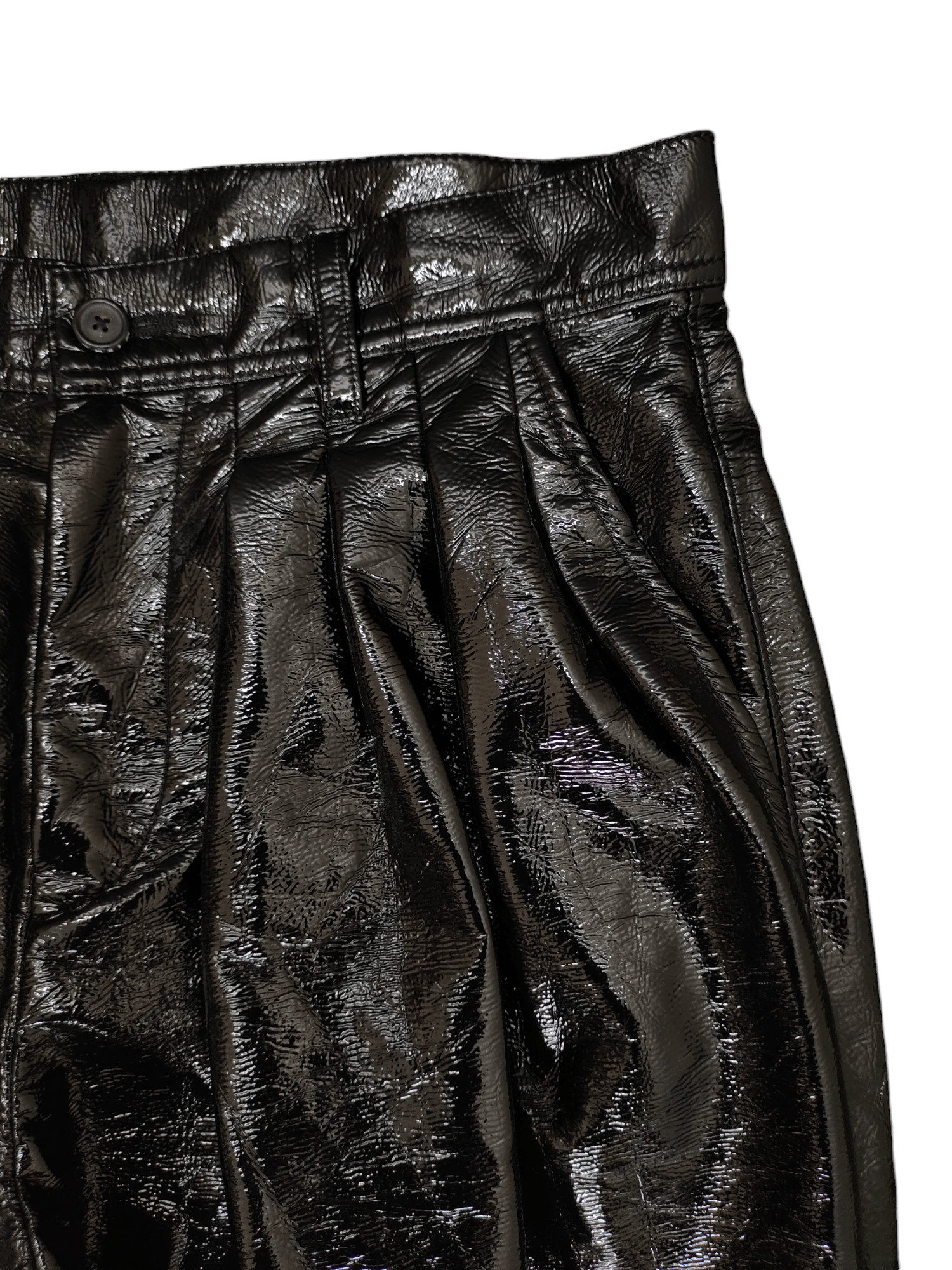 SHAREEF Shareef Japan Glossy Zipper Ankle Balloon Pants Size US 29 - 5 Thumbnail