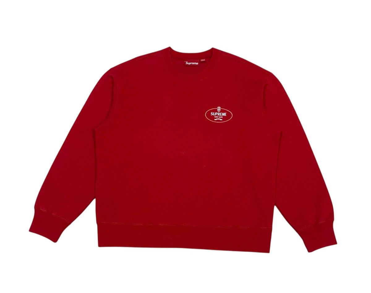 Supreme Supereme FW24 Crest Crewneck Sweatshirt Size US S / EU 44-46 / 1 - 2 Thumbnail
