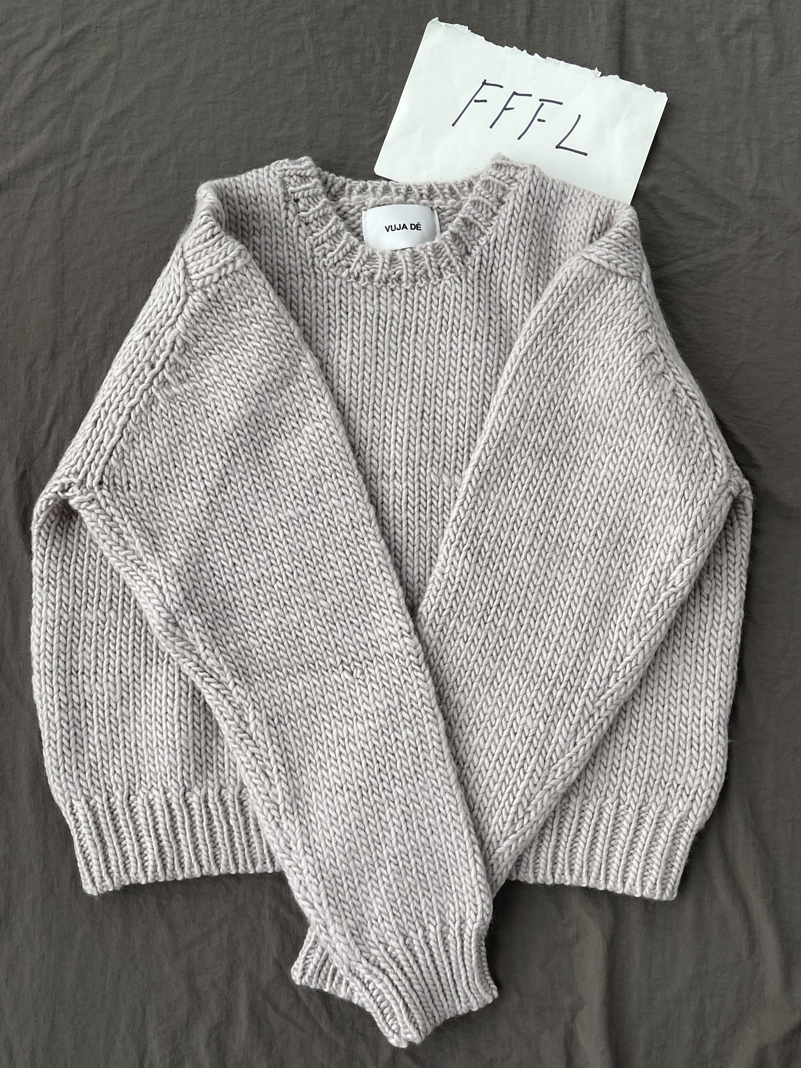 Vuja De Vujade Low-Gauge Knit Sweater | Grailed Vuja De Vujade Low-Gauge Knit Sweater | Grailed