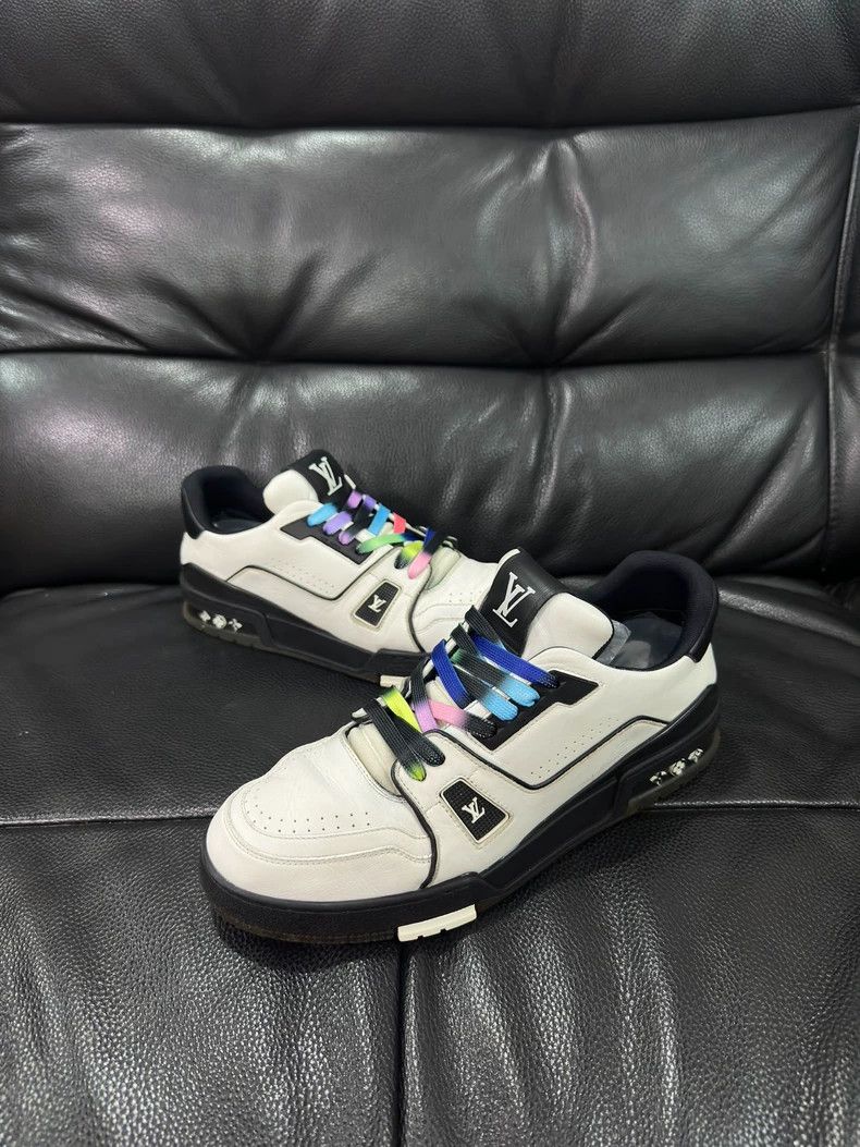 Louis Vuitton Louis Vuitton Trainer cowhide low-top fashion board shoes Size US 10 / EU 43 - 4 Thumbnail