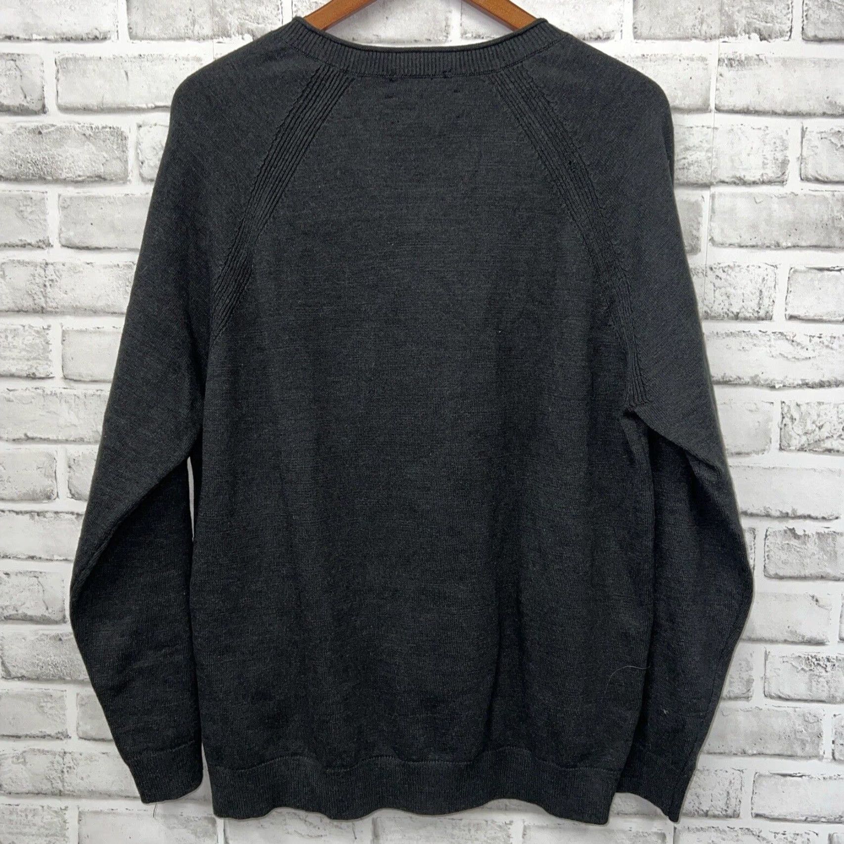Lucky Brand LUCKY BRAND Gray V-Neck Pullover Sweater Men XL Size US XL / EU 56 / 4 - 4 Thumbnail