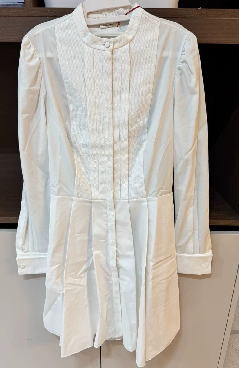 Alexander McQueen Alexander McQUEEN Long sleeved white dress 2504-Nextarrow Size XS / US 0-2 / IT 36-38 - 4 Thumbnail