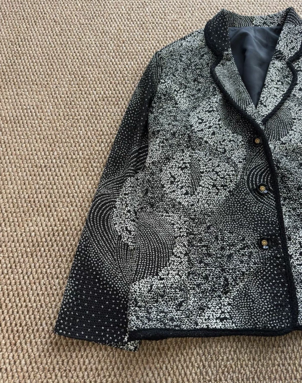 Comme des Garcons Comme des Garcons Wave Jacquard Woven Blazer K23 Size US S / EU 44-46 / 1 - 2 Thumbnail