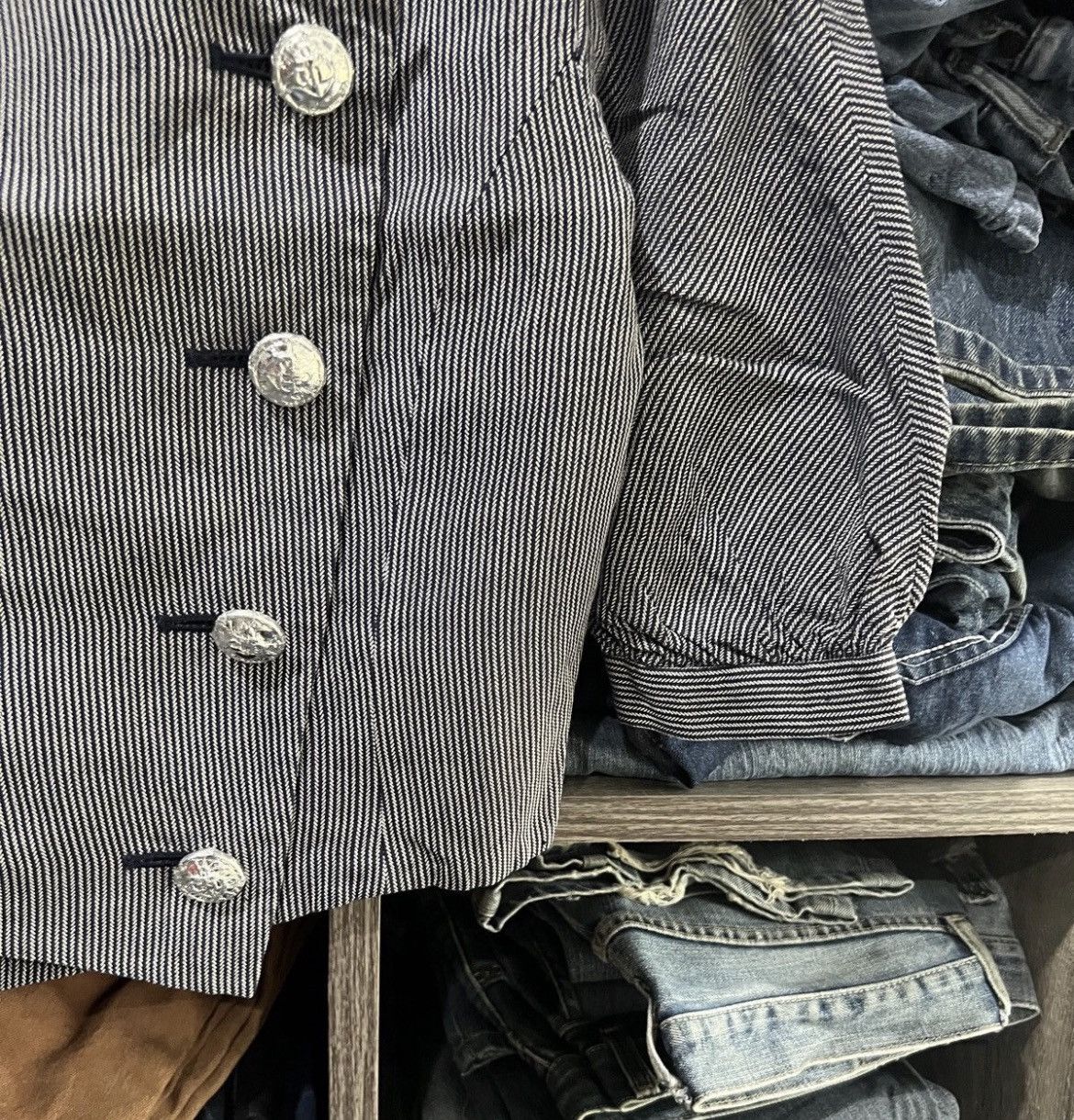 Christian Dior Monsieur 🔥Vintage Christian Dior Button Up Cropped Shirt Size S / US 4 / IT 40 - 7 Thumbnail