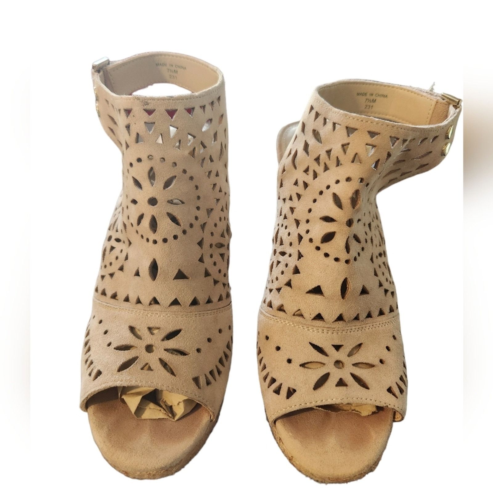Marc Fisher Marc Fisher Women's Harlea Wedge Sandal Platform 7.5 Size US 7.5 / IT 37.5 - 5 Thumbnail