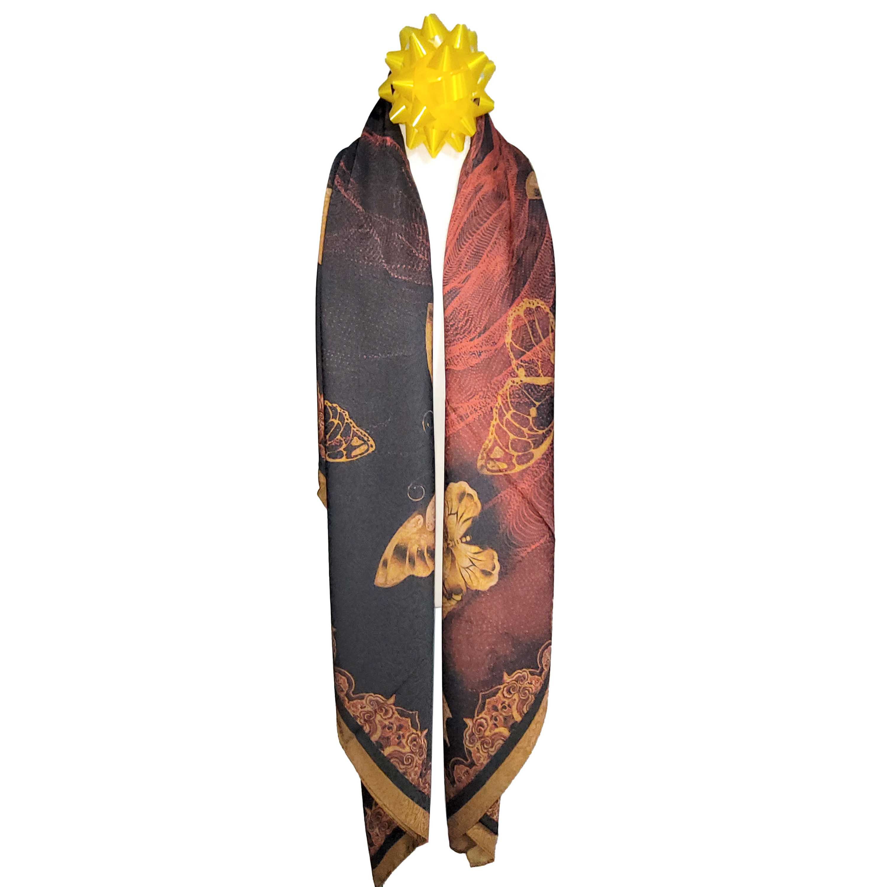 Other NWT Double Sided Silk Scarf 52"x52" Large Square Wrap 3249 Size ONE SIZE - 7 Thumbnail