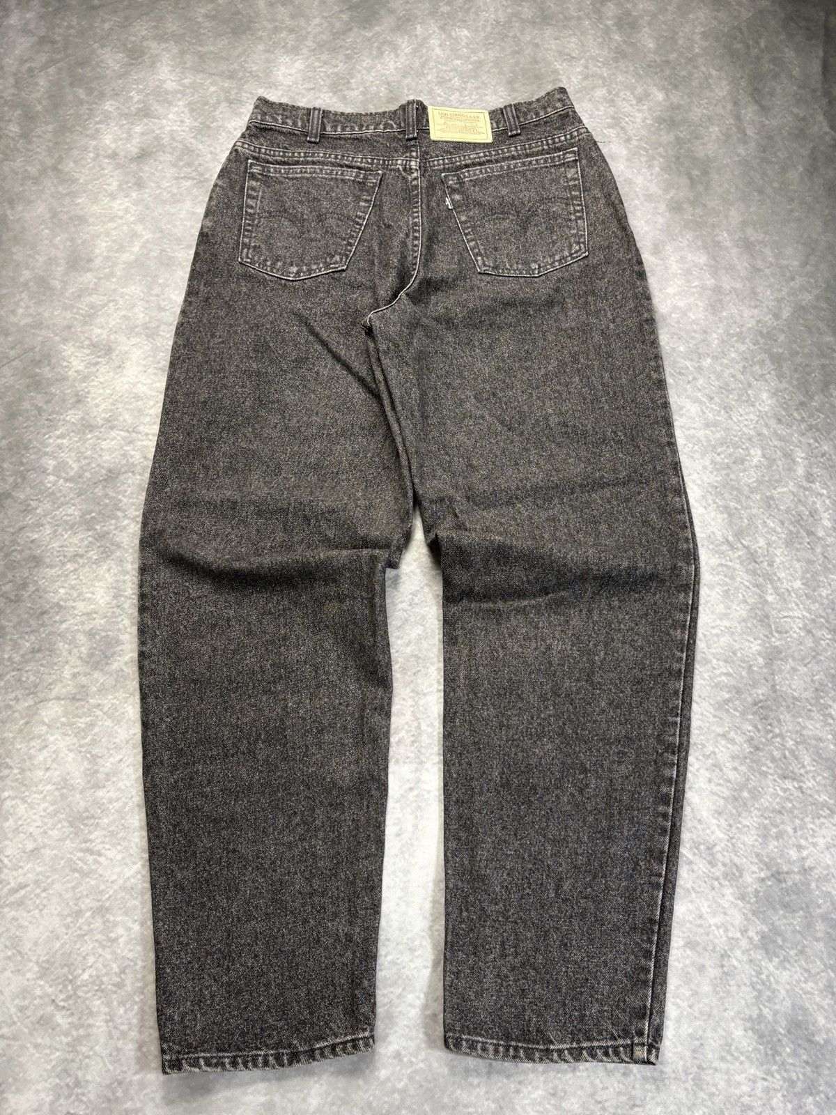 Levi's × Vintage 1980s Levi’s Jeans 80s Vintage Acid Wash Stone Black Tab Size US 31 - 1 Thumbnail