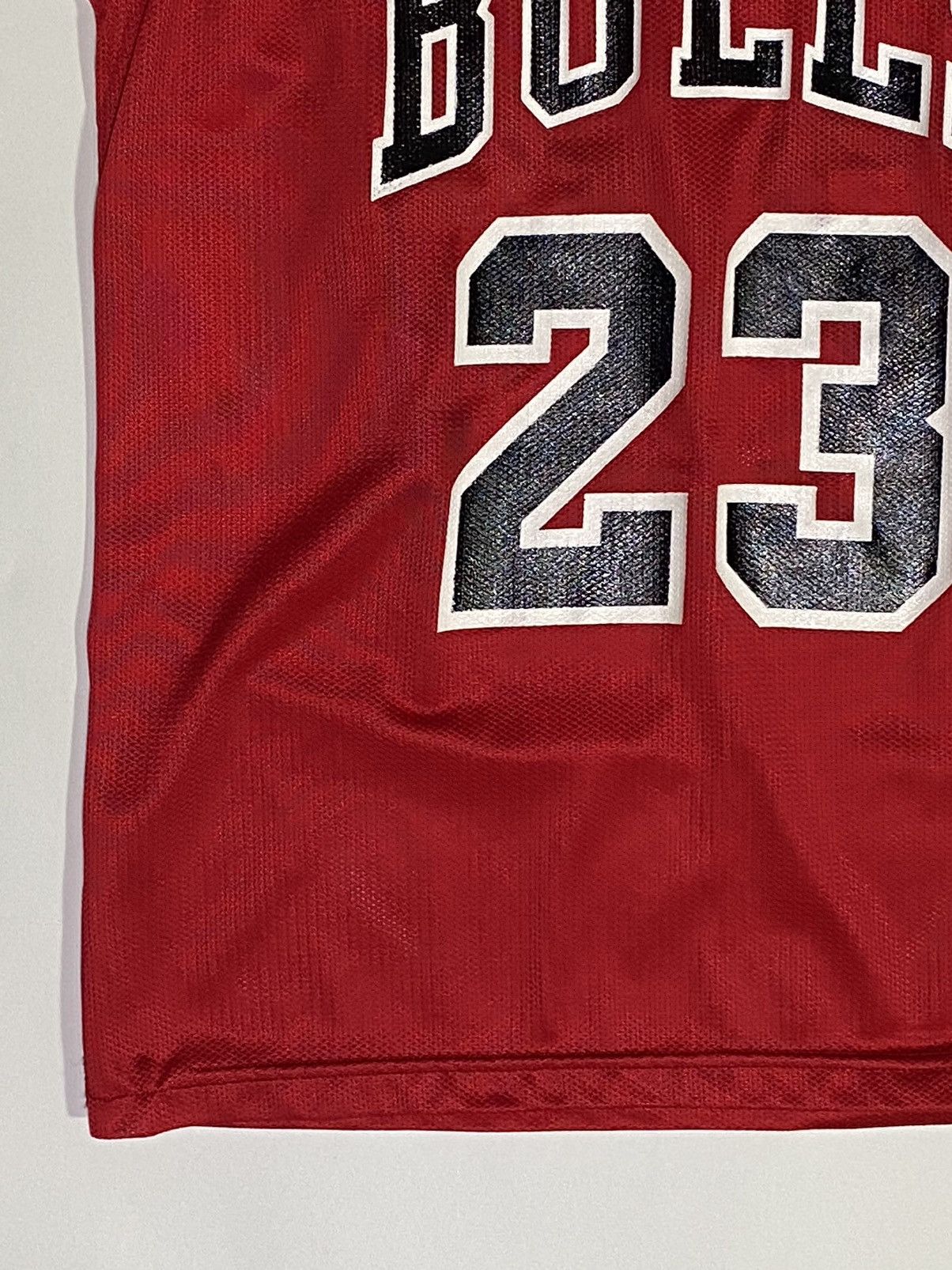 NBA × Vintage Bootleg Bulls MJ Champion (sz no tag- fits a Small) Size US S / EU 44-46 / 1 - 7 Thumbnail