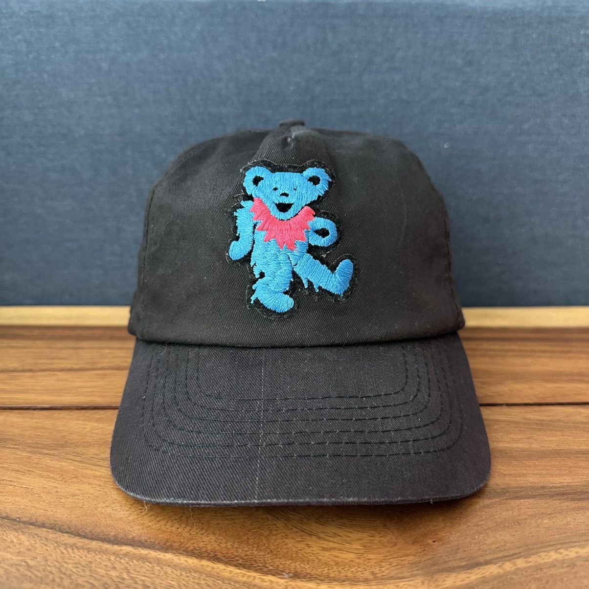 Grateful Dead Vintage 1990s Grateful Dead Dancing Bear Snapback Hat Size ONE SIZE - 1 Thumbnail