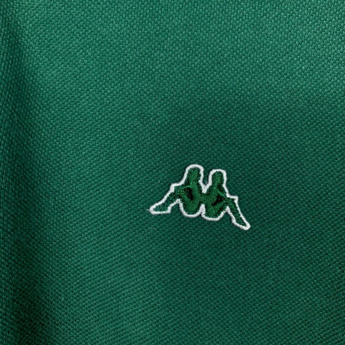 Kappa Vintage KAPPA Green Long Sleeve Polo Shirt #2609-C117 Size US XL / EU 56 / 4 - 11 Thumbnail