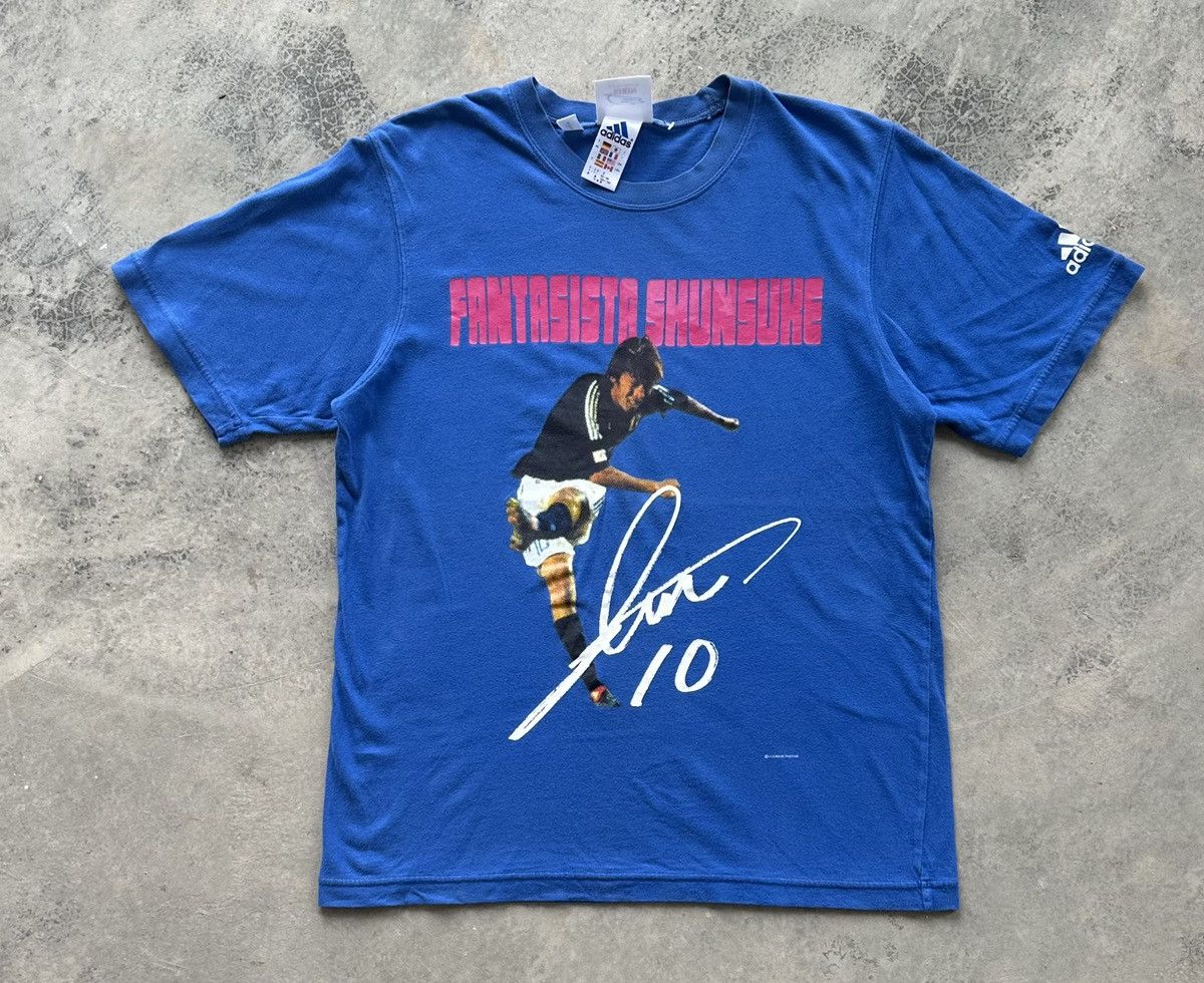 Adidas × Japanese Brand × Vintage VINTAGE ADIDAS JAPAN FANTASISTA SHUNSUKE NAKAMURA TEE Size US M / EU 48-50 / 2 - 1 Thumbnail