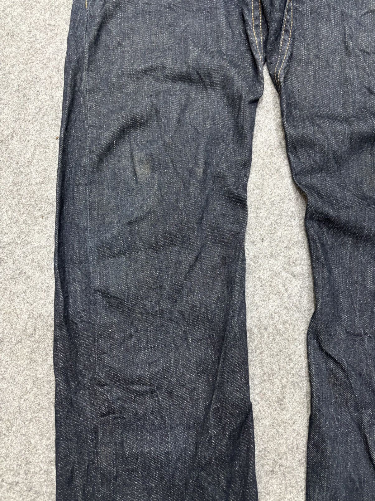 Japanese Brand 💥Double Waist+Twisted Leg💥Dominate Zipper Denim F646 Size US 33 - 6 Thumbnail