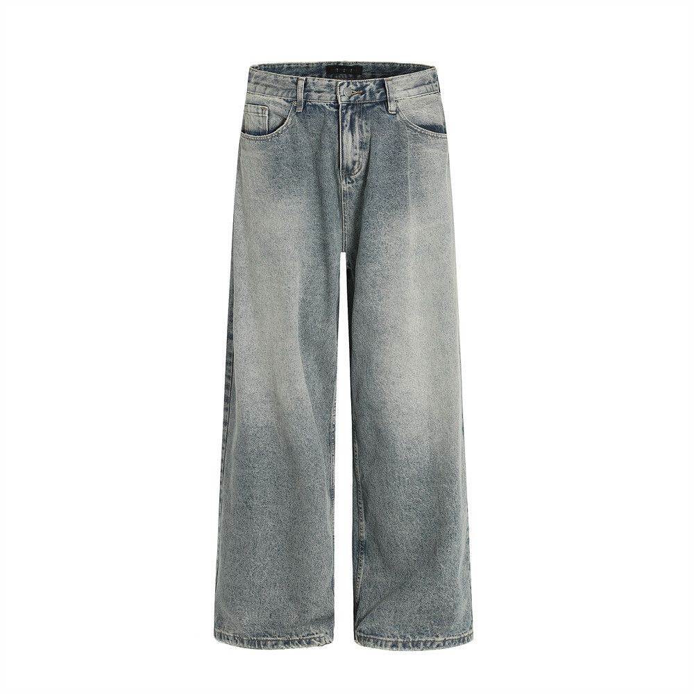 Japanese Brand × Jean Retro punk heavy distressed washed gradient jeans Size US 32 / EU 48 - 1 Thumbnail