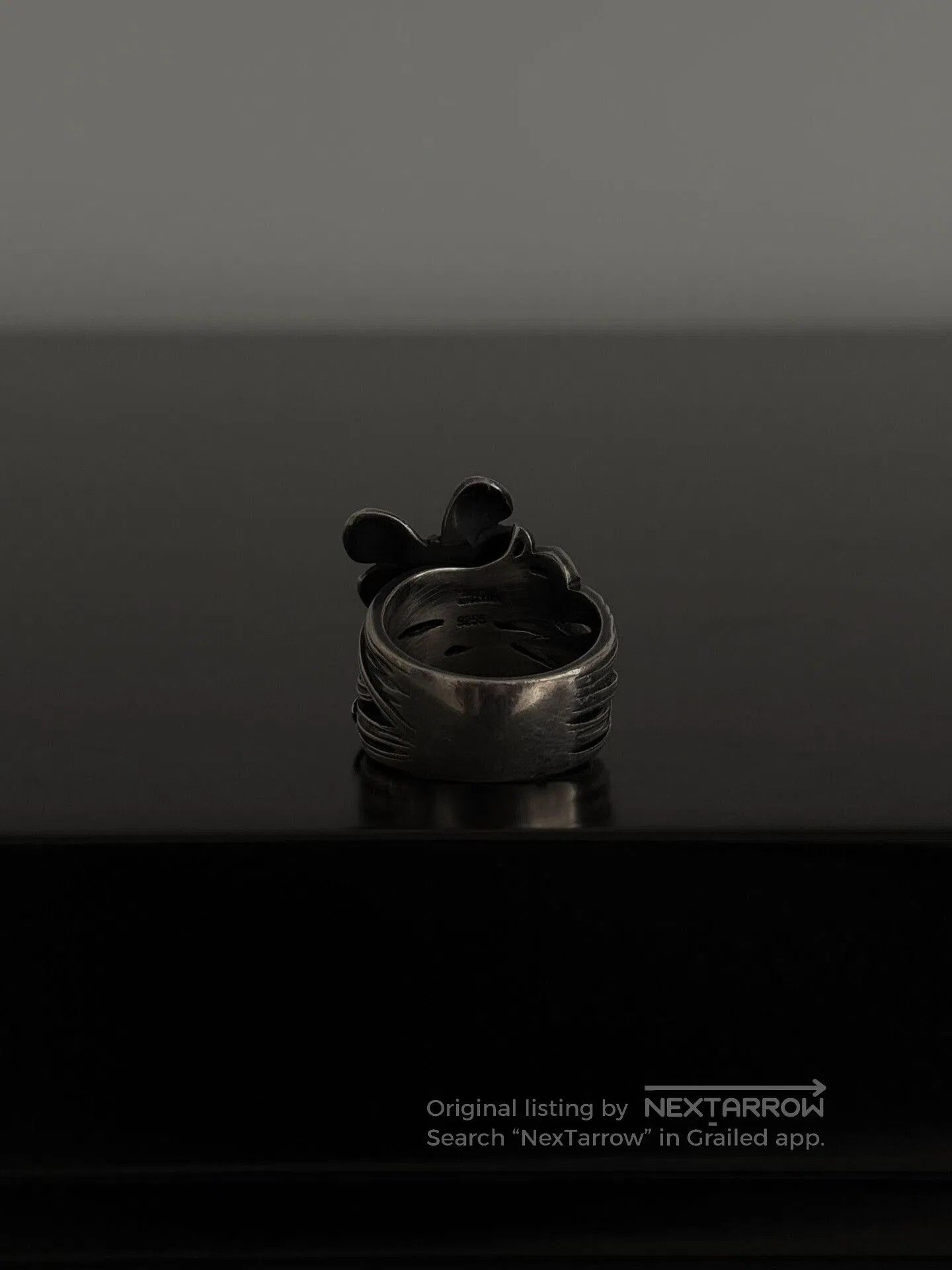 Jean Paul Gaultier Jean Paul Gaultier Butterfly Band Ring. Size ONE SIZE - 6 Thumbnail