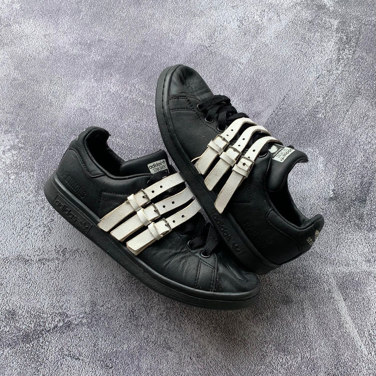 Adidas × Raf Simons Raf Simons x Adidas Stan Smith Strap ‘Core Black’ Size US 5 / EU 37 - 1 Thumbnail