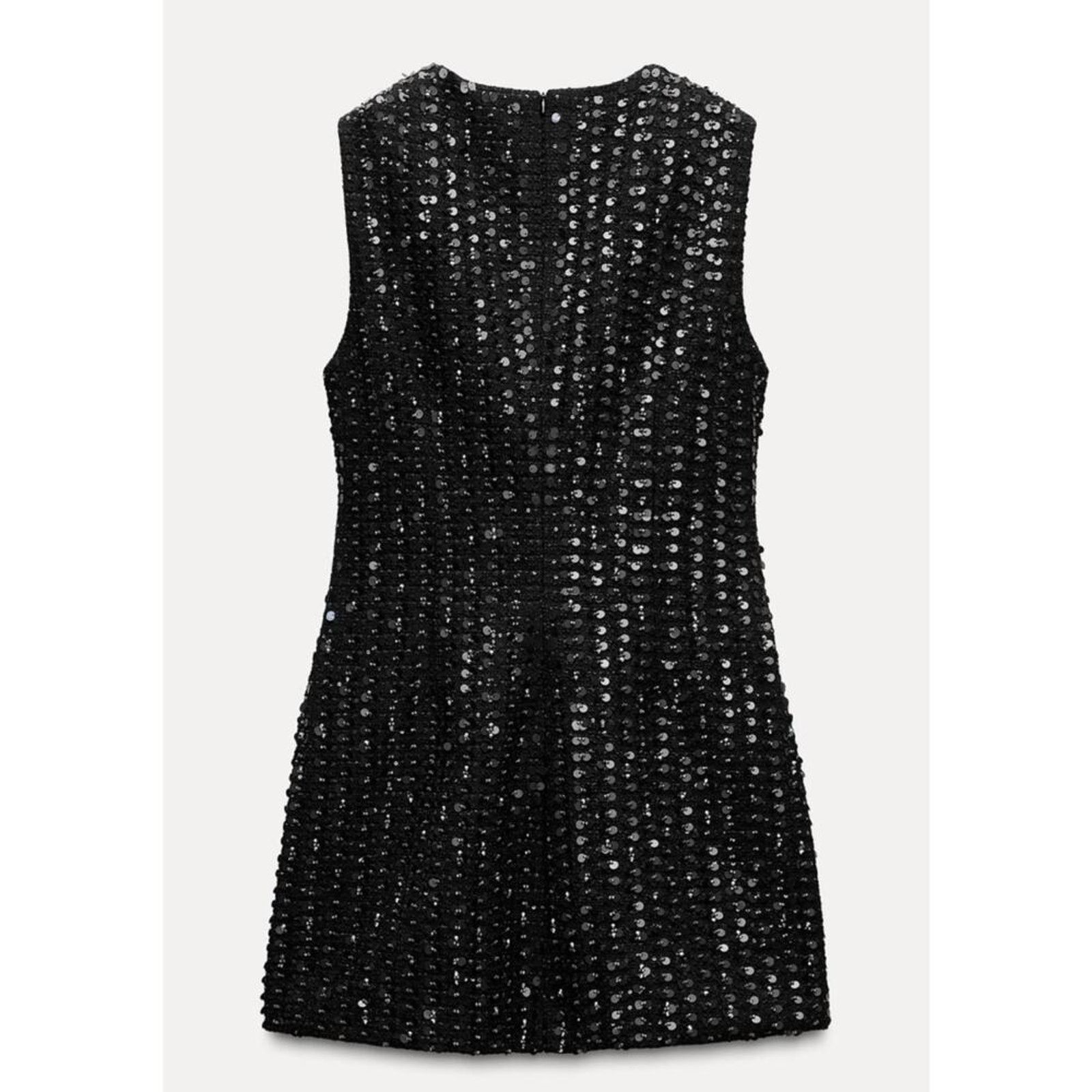 Nwt- Zara SEQUIN MINI DRESS ZW COLLECTION-L