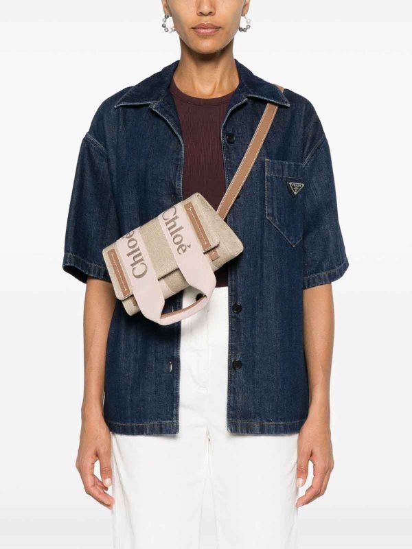 Chloe o1loc1c0425 Size: OS / Woody Folded Bumbabh Bag Blushy Beige Size ONE SIZE - 2 Thumbnail