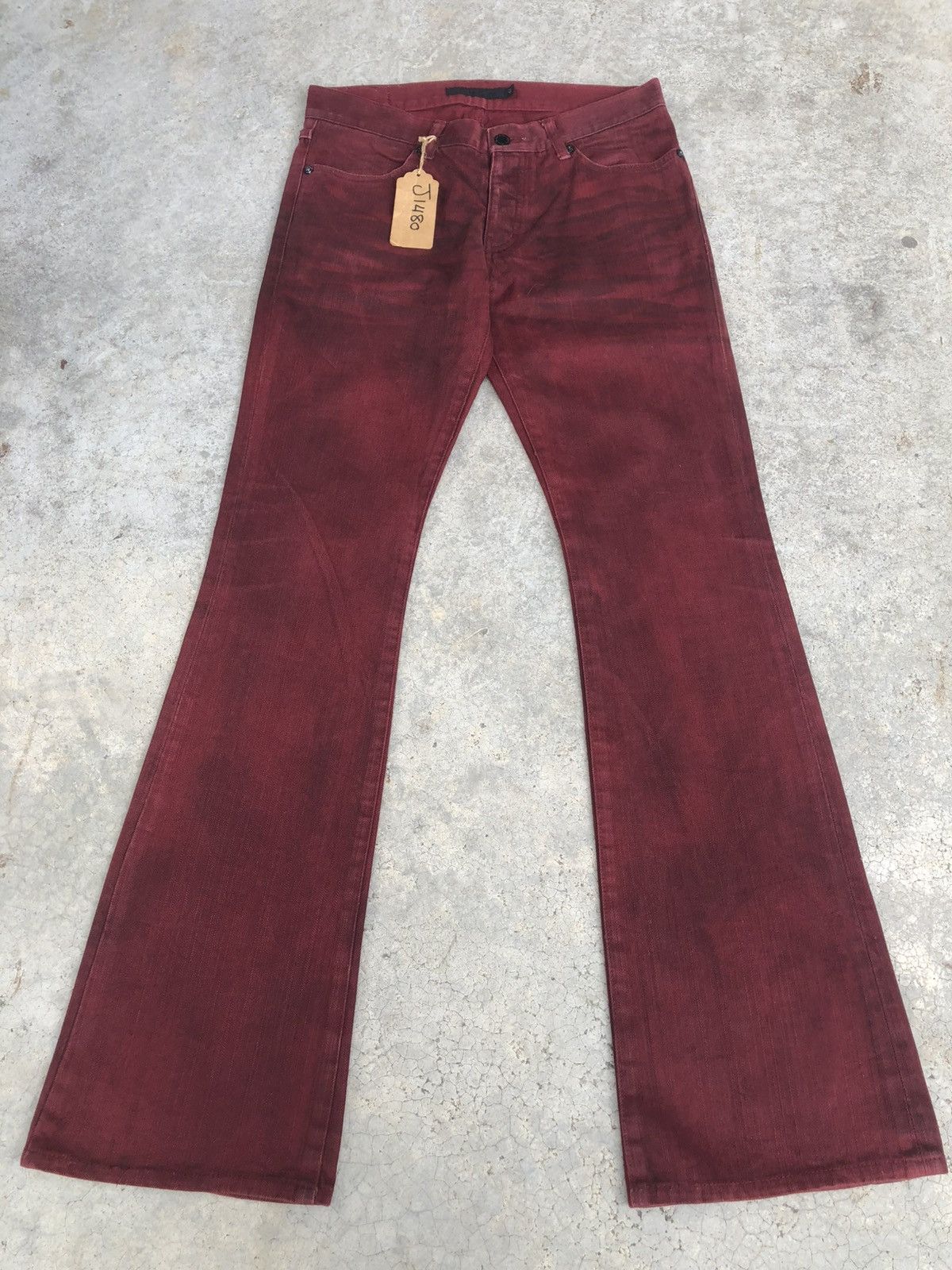 GOSTAR DE FUGA Japanese Fuga Flared Jeans Distressed Jeans Size US 30 / EU 46 - 1 Thumbnail