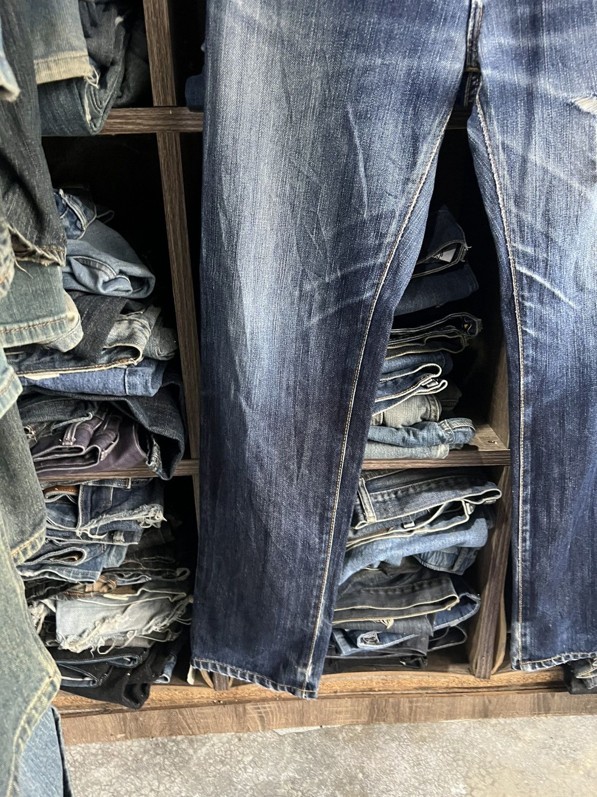 Edwin 🔥Vintage Edwin 402 Distressed Denim Size US 32 / EU 48 - 4 Thumbnail