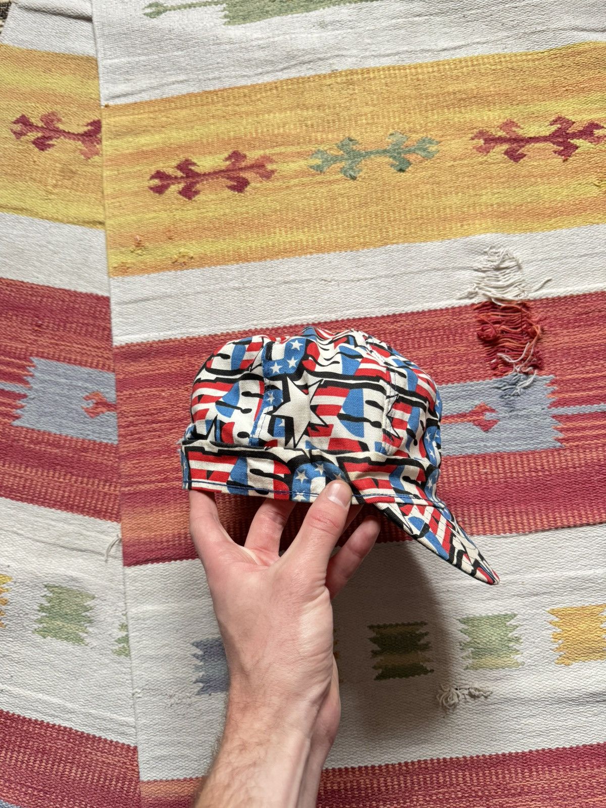 Other Vintage 80-90’s Kromer Made In USA Over Print Hat Size ONE SIZE - 4 Thumbnail