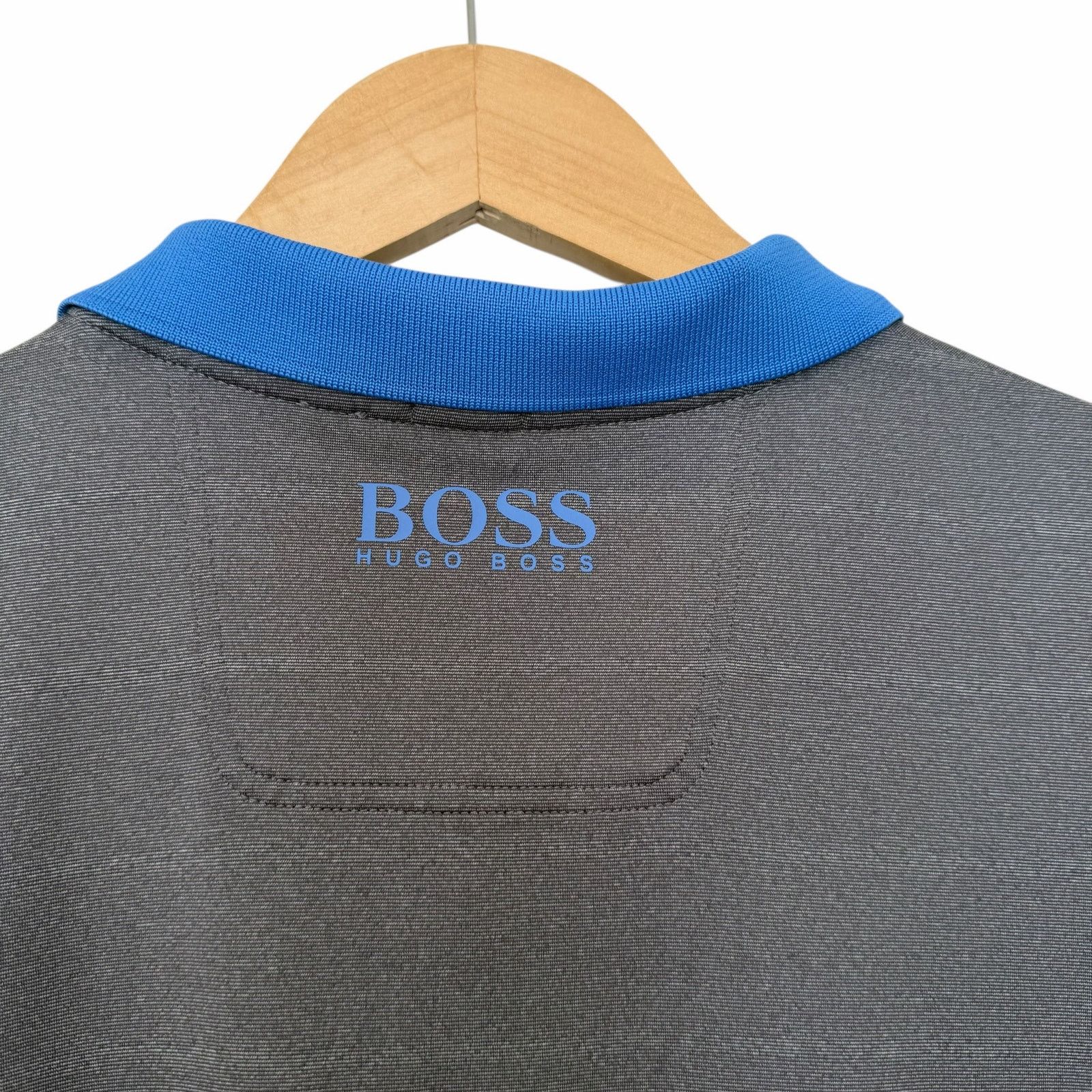 Hugo Boss Martin Kaymer by Hugo Boss Gray Short Sleeve Polo Sz L Size US L / EU 52-54 / 3 - 6 Thumbnail