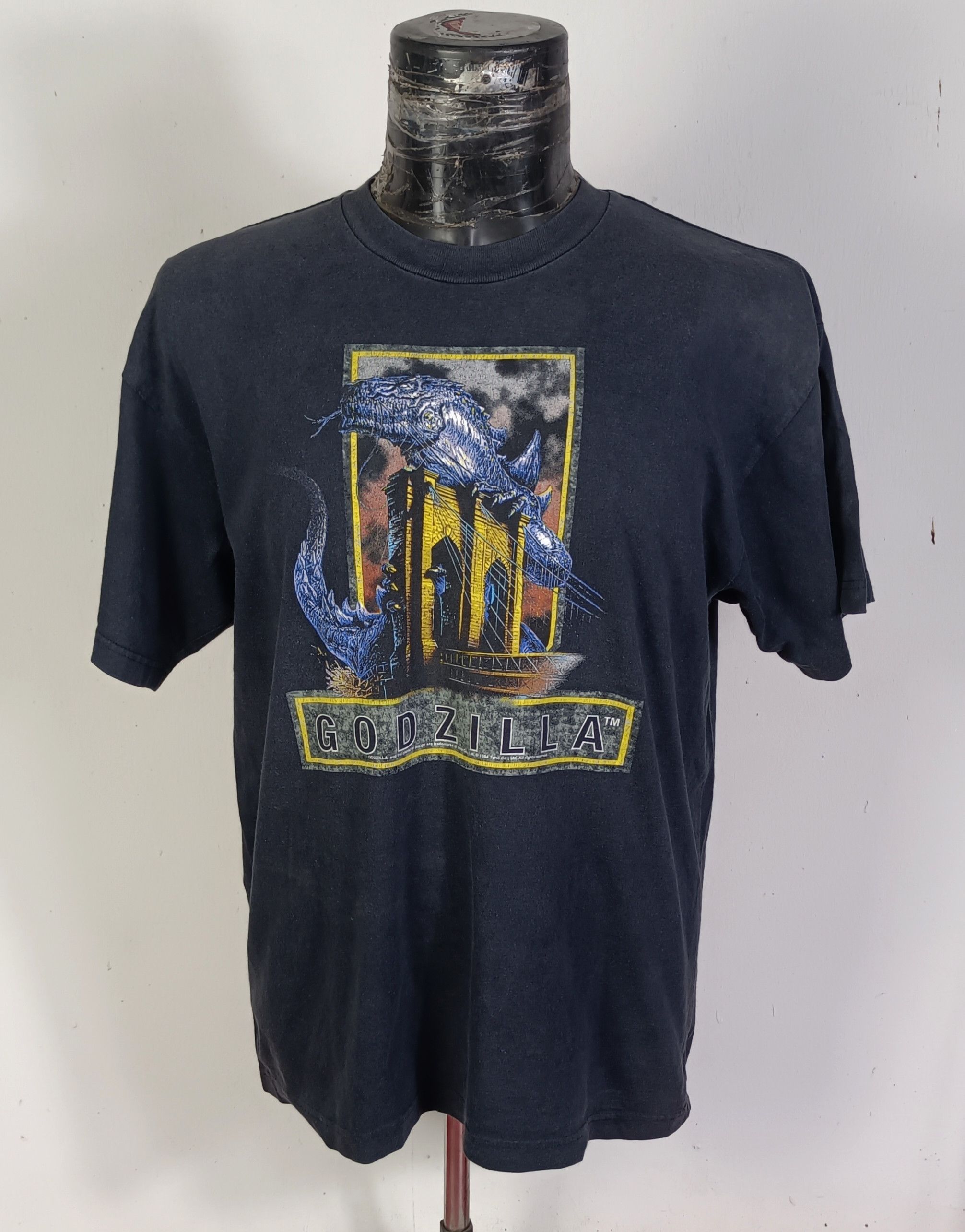 Vintage RARE🔥 Vintage Movie Godzilla 1998 Size US L / EU 52-54 / 3 - 1 Thumbnail