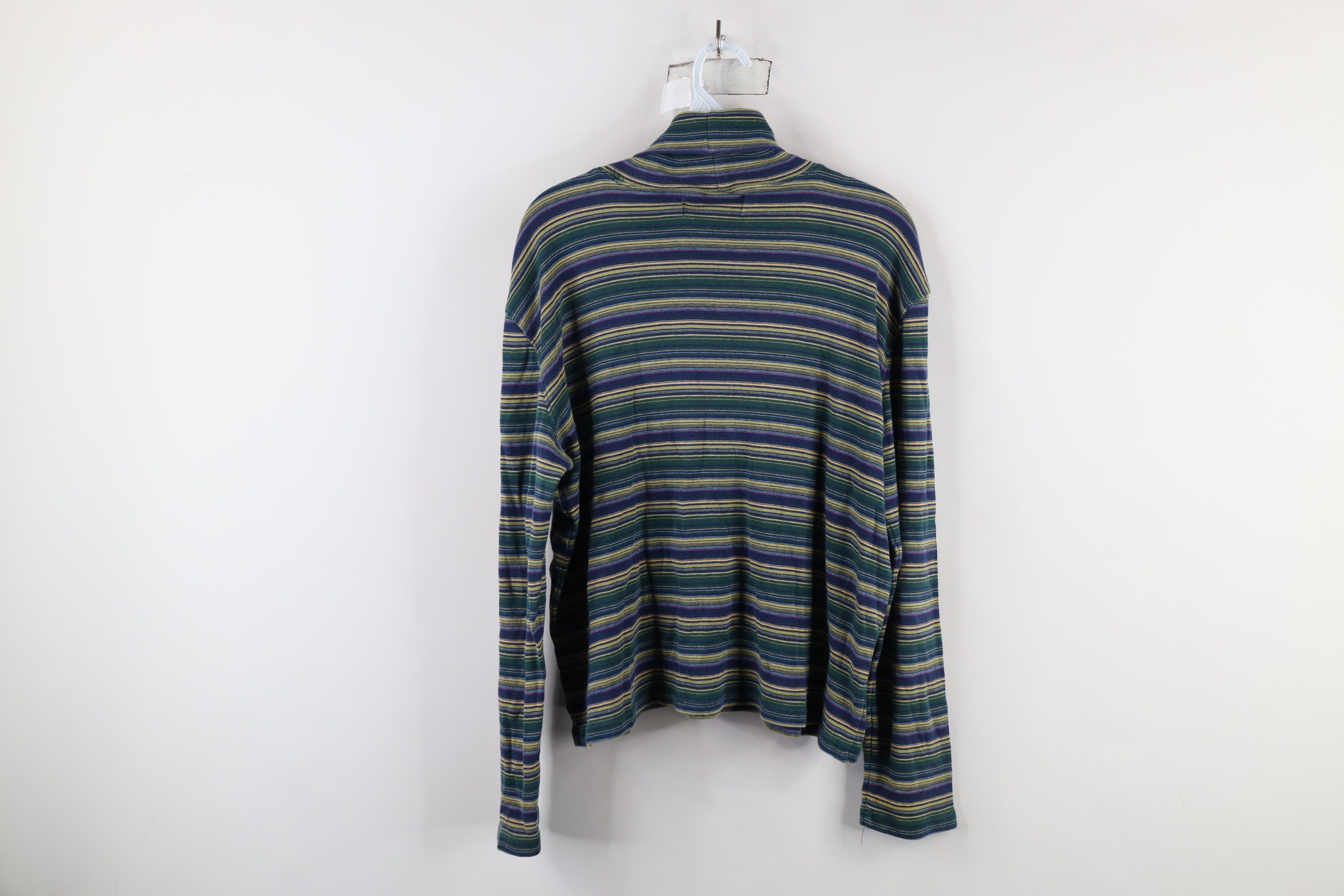 Vintage Vintage 90s Streetwear Knit Long Sleeve Turtleneck T-Shirt Size XL / US 12-14 / IT 48-50 - 8 Thumbnail