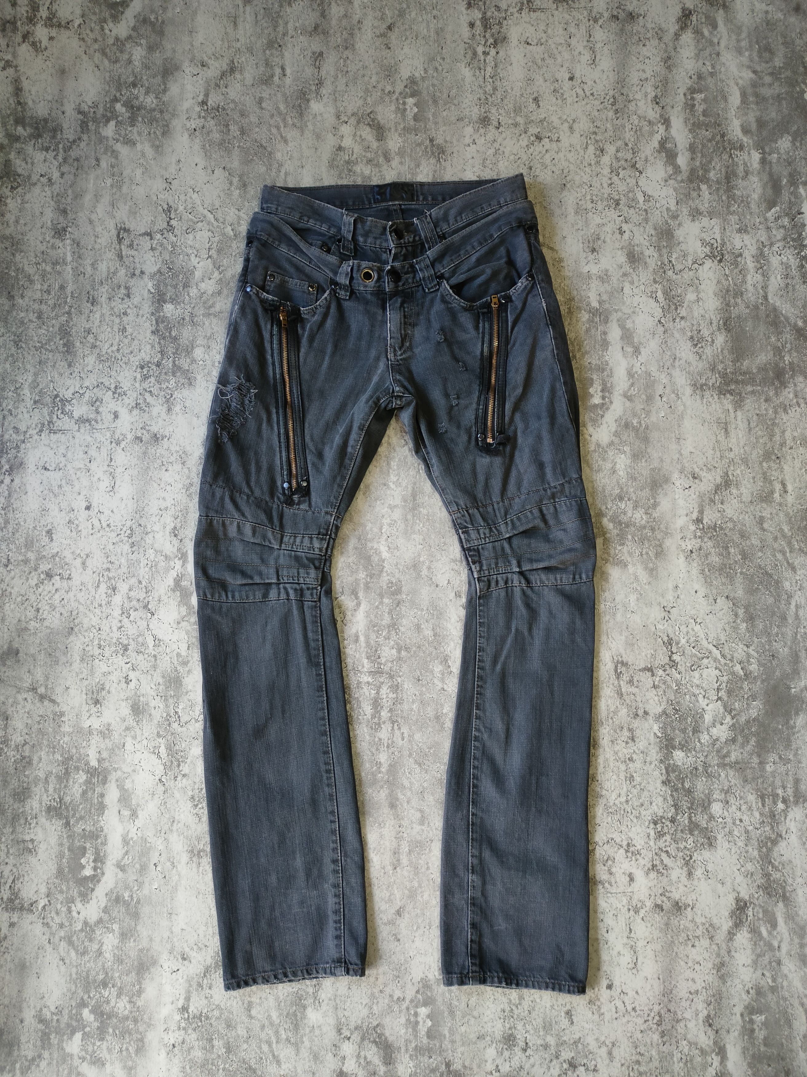 Hysteric Glamour Paper Double Weist Multipocket jeans Size US 31 - 1 Thumbnail