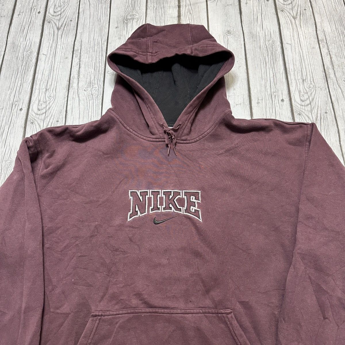 Vintage Vintage Nike hoodie Size US L / EU 52-54 / 3 - 3 Thumbnail