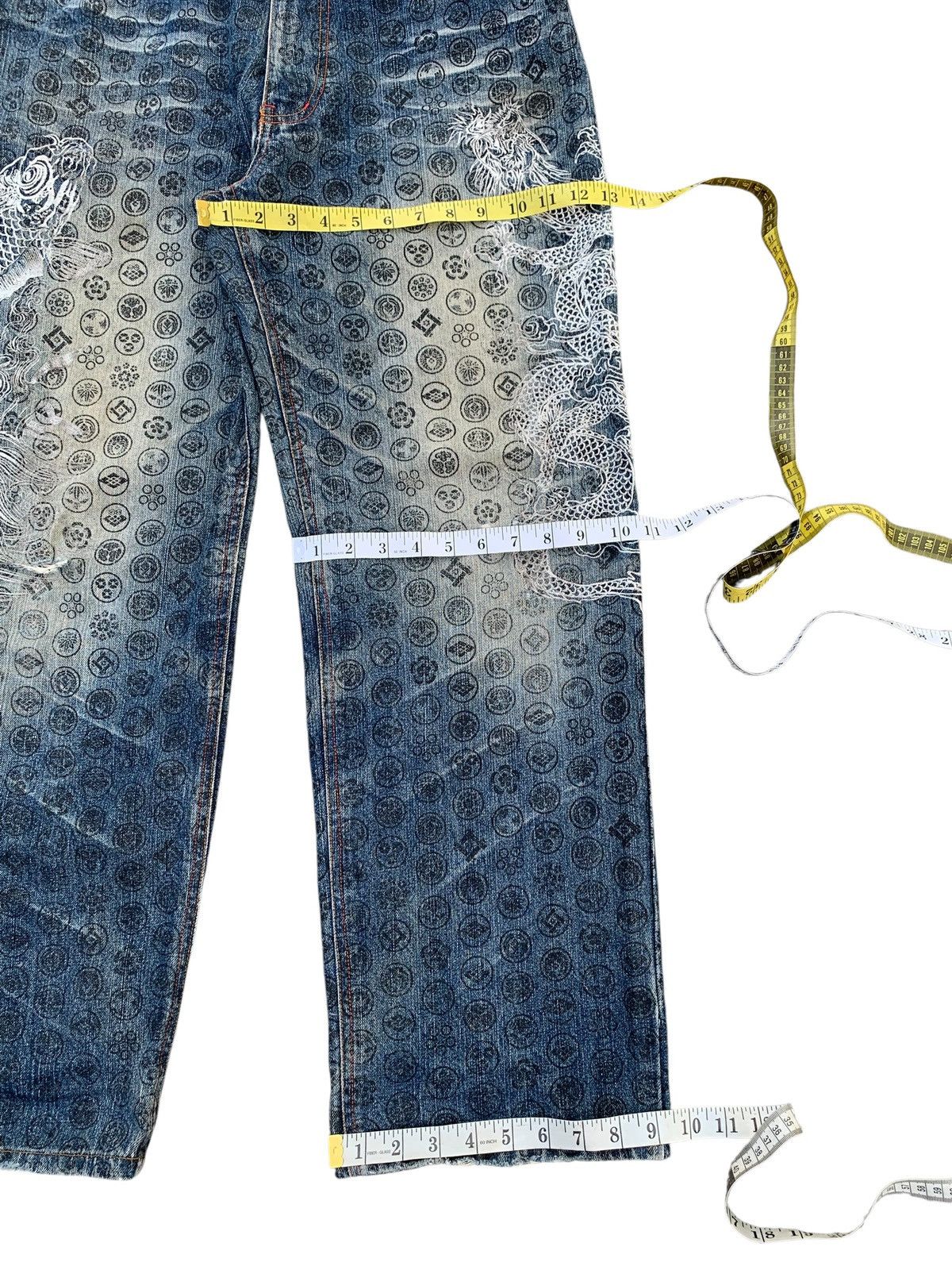 Kapital THE JAPANESE TRADITION EMBRIODERED KOI DRAGON LIKE KARAKURI Size US 34 / EU 50 - 20 Thumbnail
