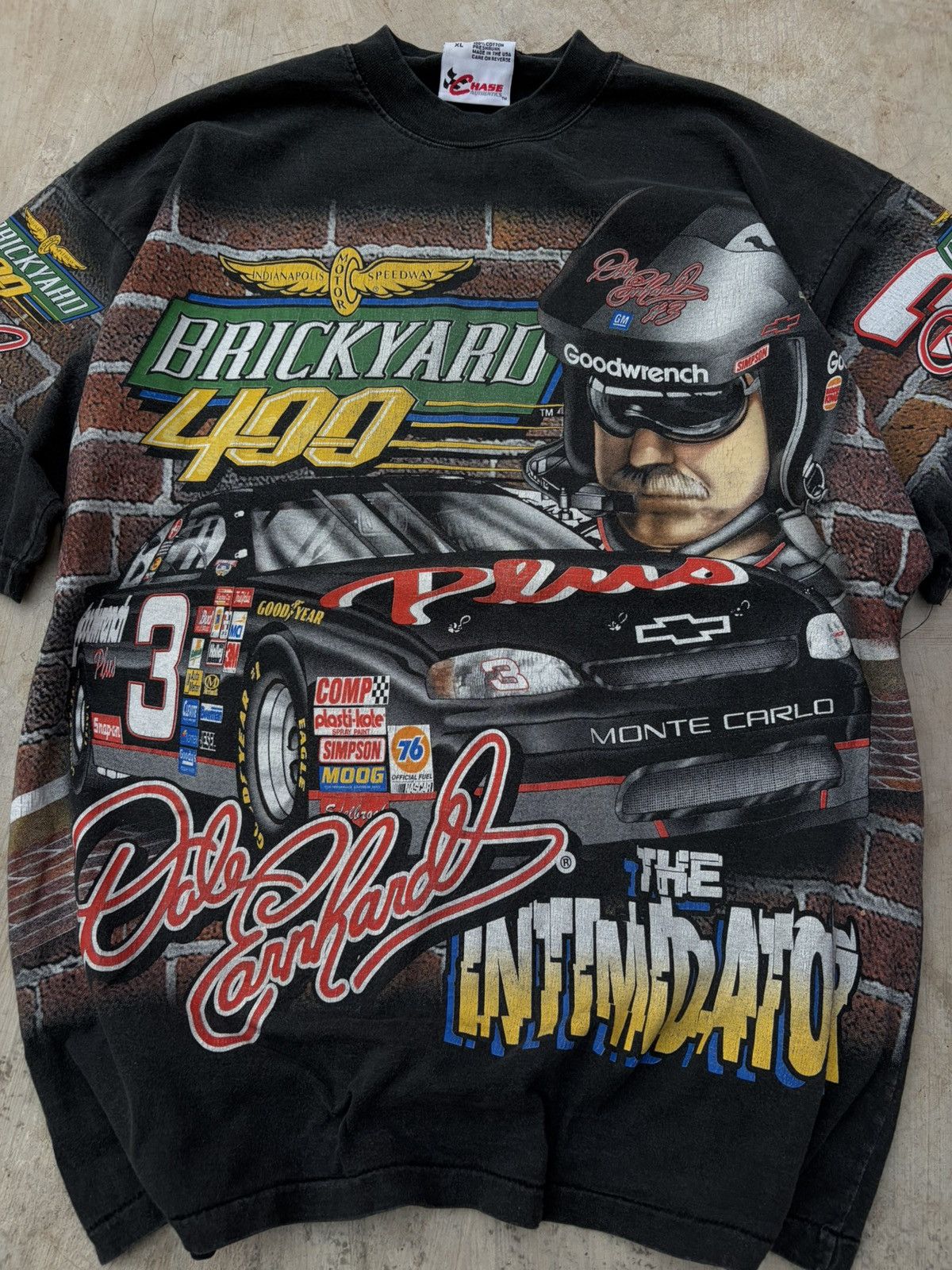 NASCAR vintage 1998 Dale Earnhardt "The Intimidator" NASCAR AOP Size US XL / EU 56 / 4 - 3 Thumbnail