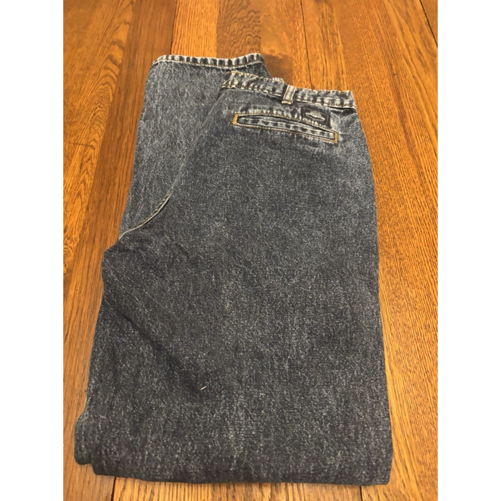 Levi's VINTAGE Levi's Silver Tab Paper Bag Waist Womens 30/30 Wash 80s Baggy Jeans Blue 100% Cotton 80s Theme Mens Womens Size ONE SIZE - 4 Thumbnail
