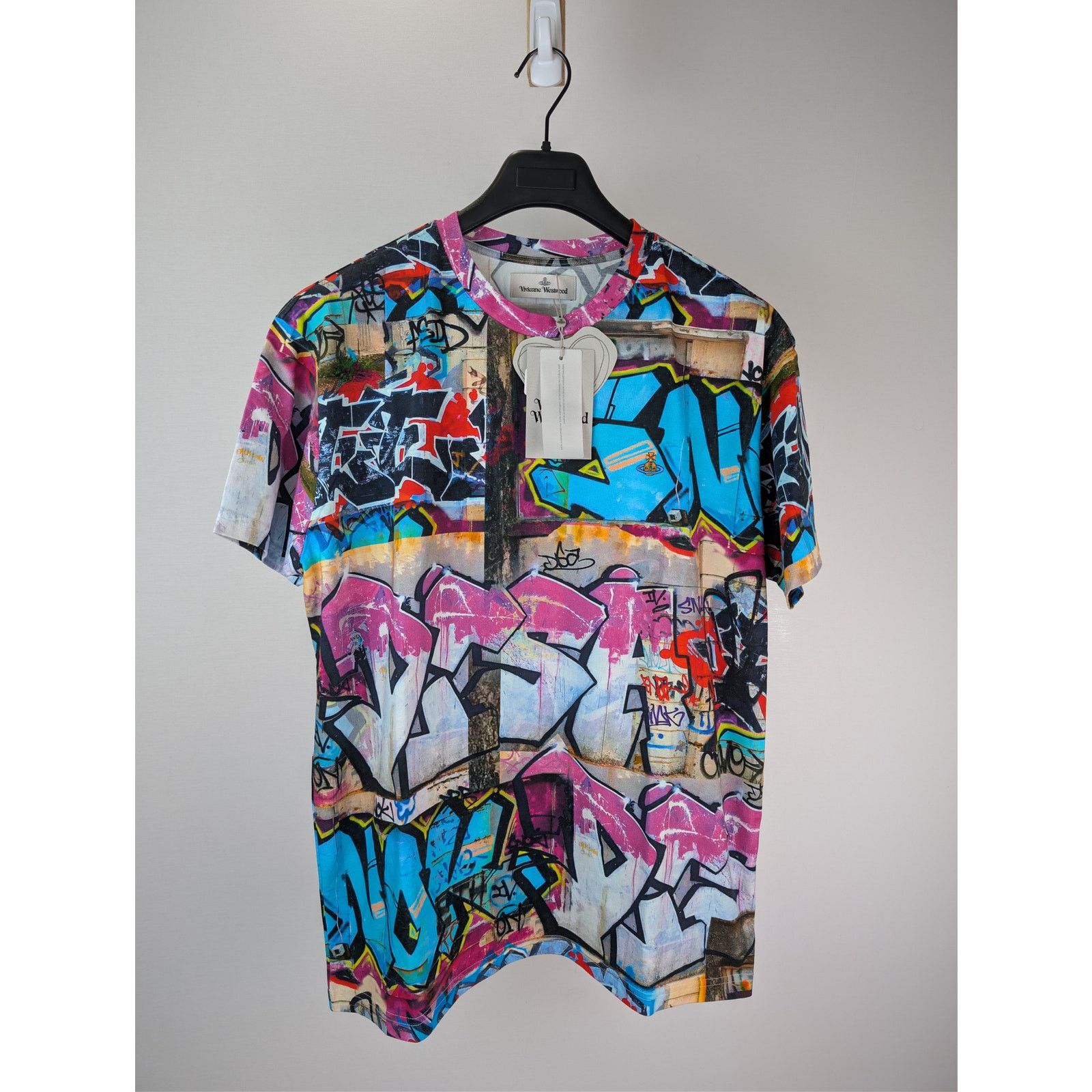 Vivienne Westwood o1rshd1 Classic Graffiti T-Shirt in Multiolor Size US L / EU 52-54 / 3 - 2 Thumbnail