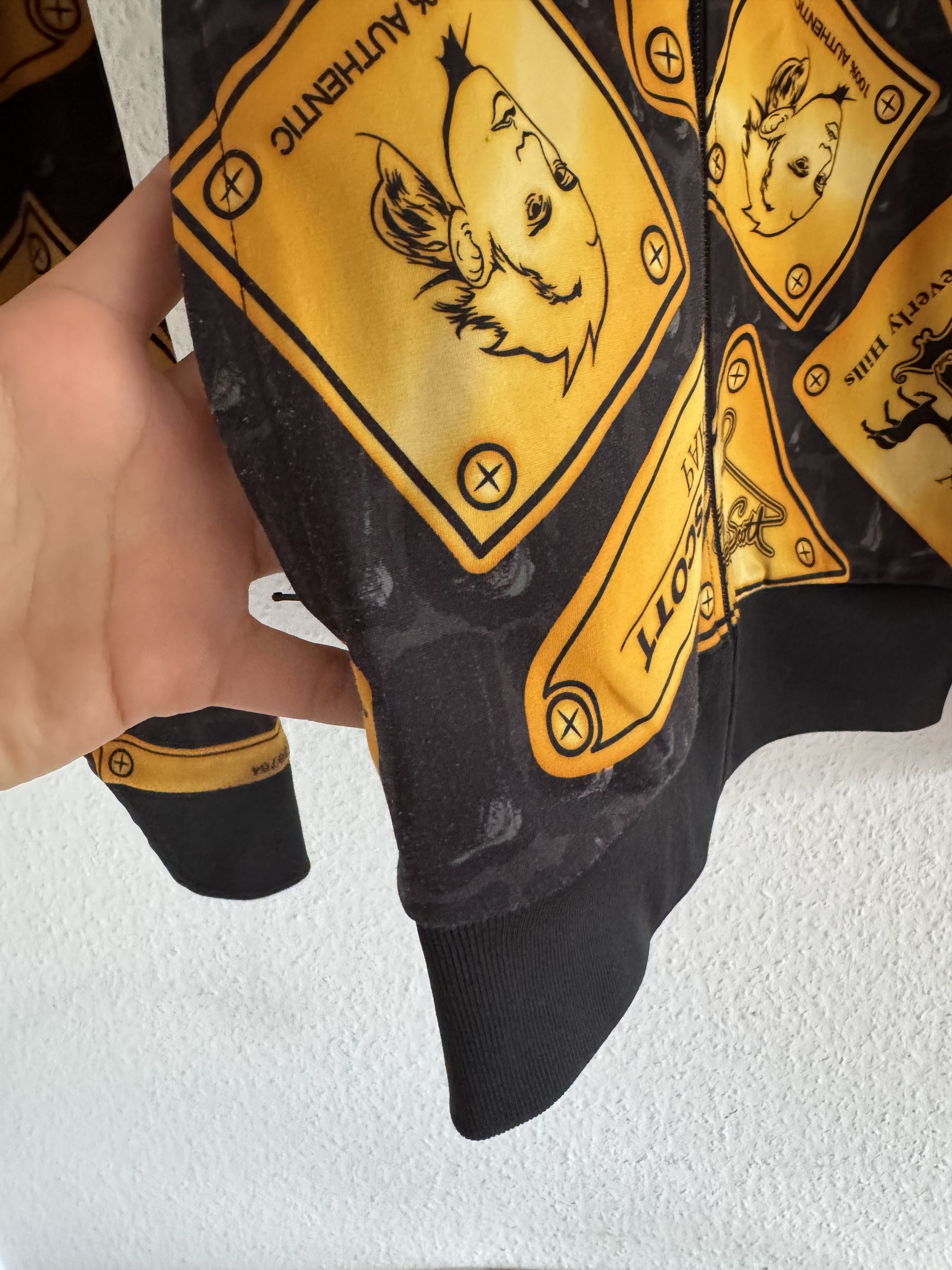 Adidas × Jeremy Scott Gold Plaque Print Track Jacket Size US S / EU 44-46 / 1 - 9 Thumbnail