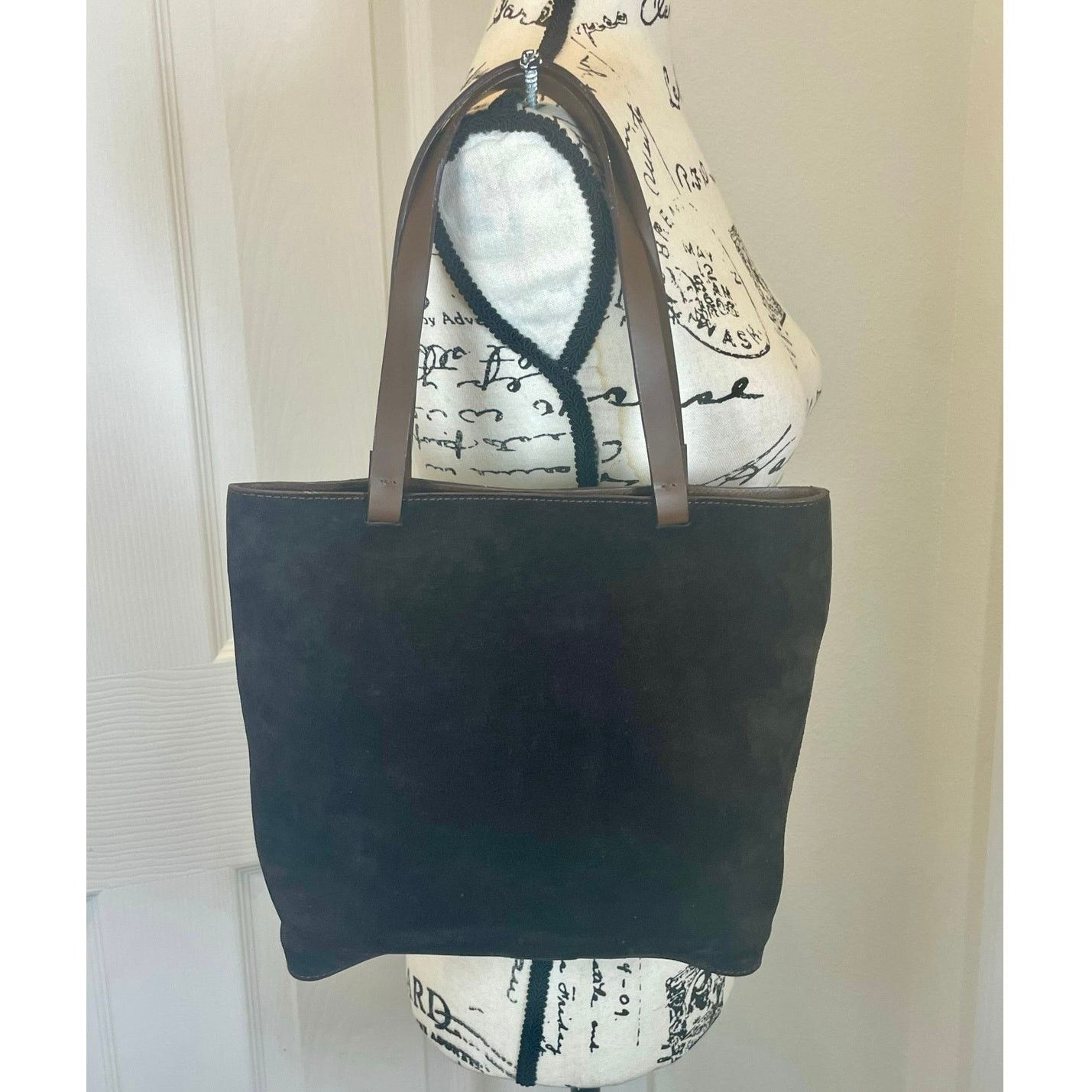 & Other Stories LAMARTHE PARIS TOTE SUEDE BROWN EMBROIDERED MADE IN ITALY Size ONE SIZE - 15 Thumbnail