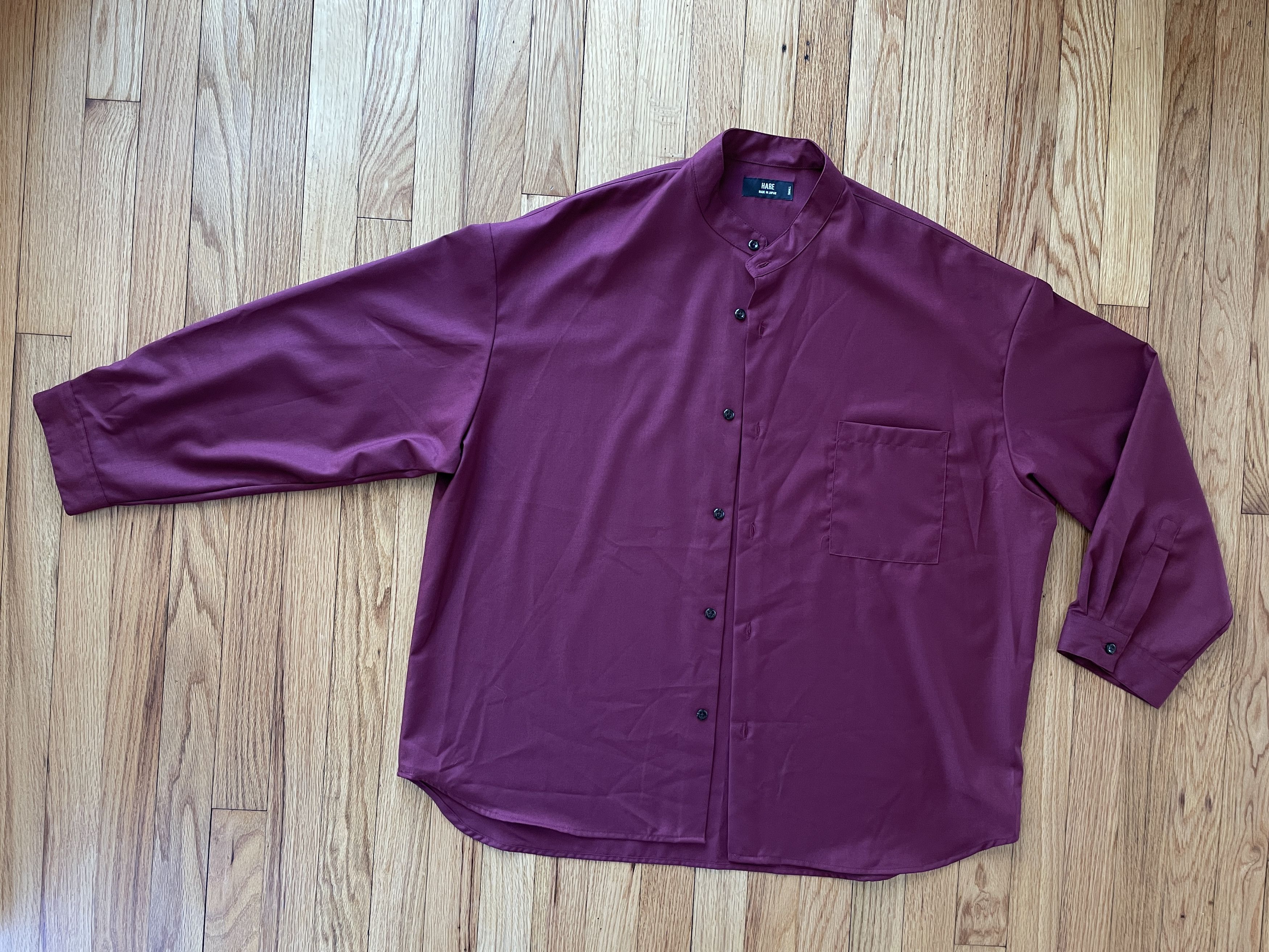 HARE × Japanese Brand Hare Japanese Brand Stand Collar Shirt Size US S / EU 44-46 / 1 - 1 Thumbnail