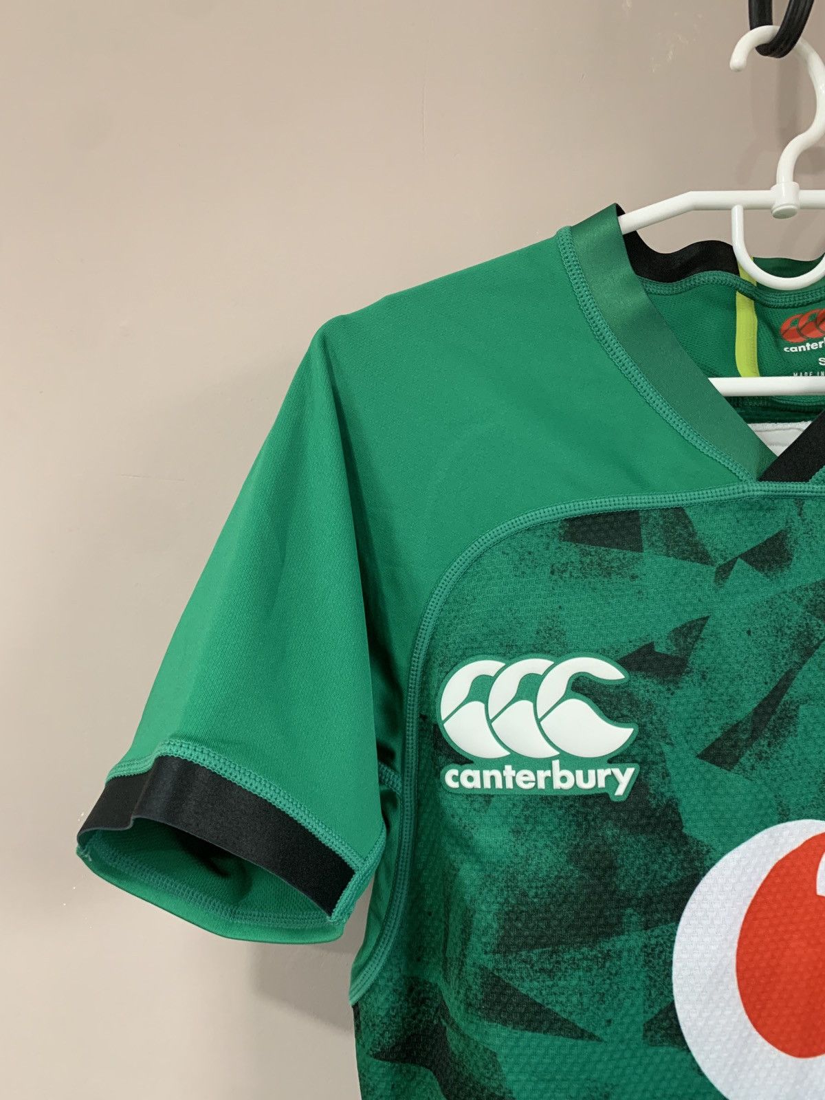 Canterbury of New Zealand Ireland Home Rugby Union Player Issue Canterbury Jersey Sz S Size US S / EU 44-46 / 1 - 7 Thumbnail